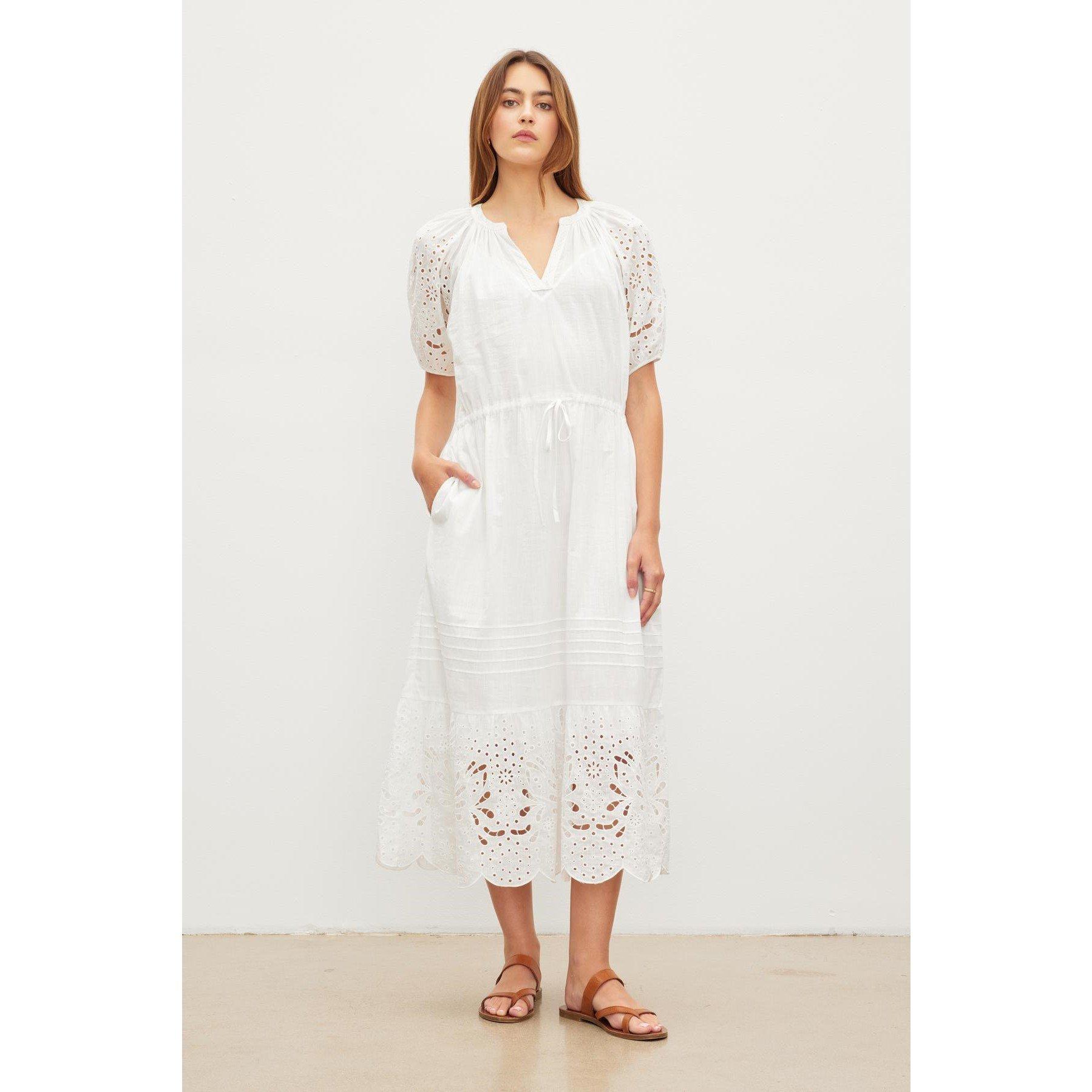 Ecru - Velvet by Graham and Spencer - Women's Shift Dress - 3