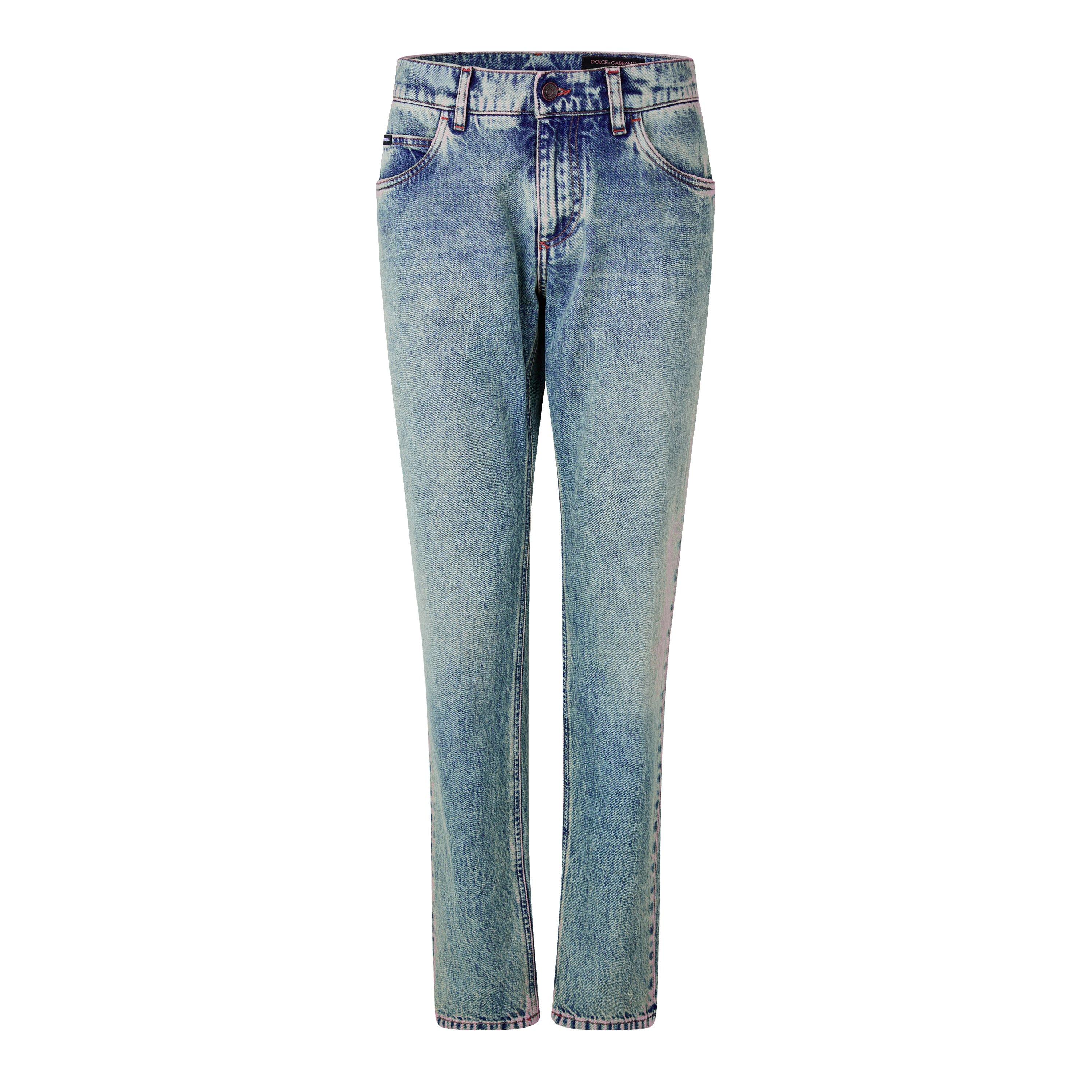 Blue Denim - Dolce and Gabbana - Regular Fit Jeans - 1