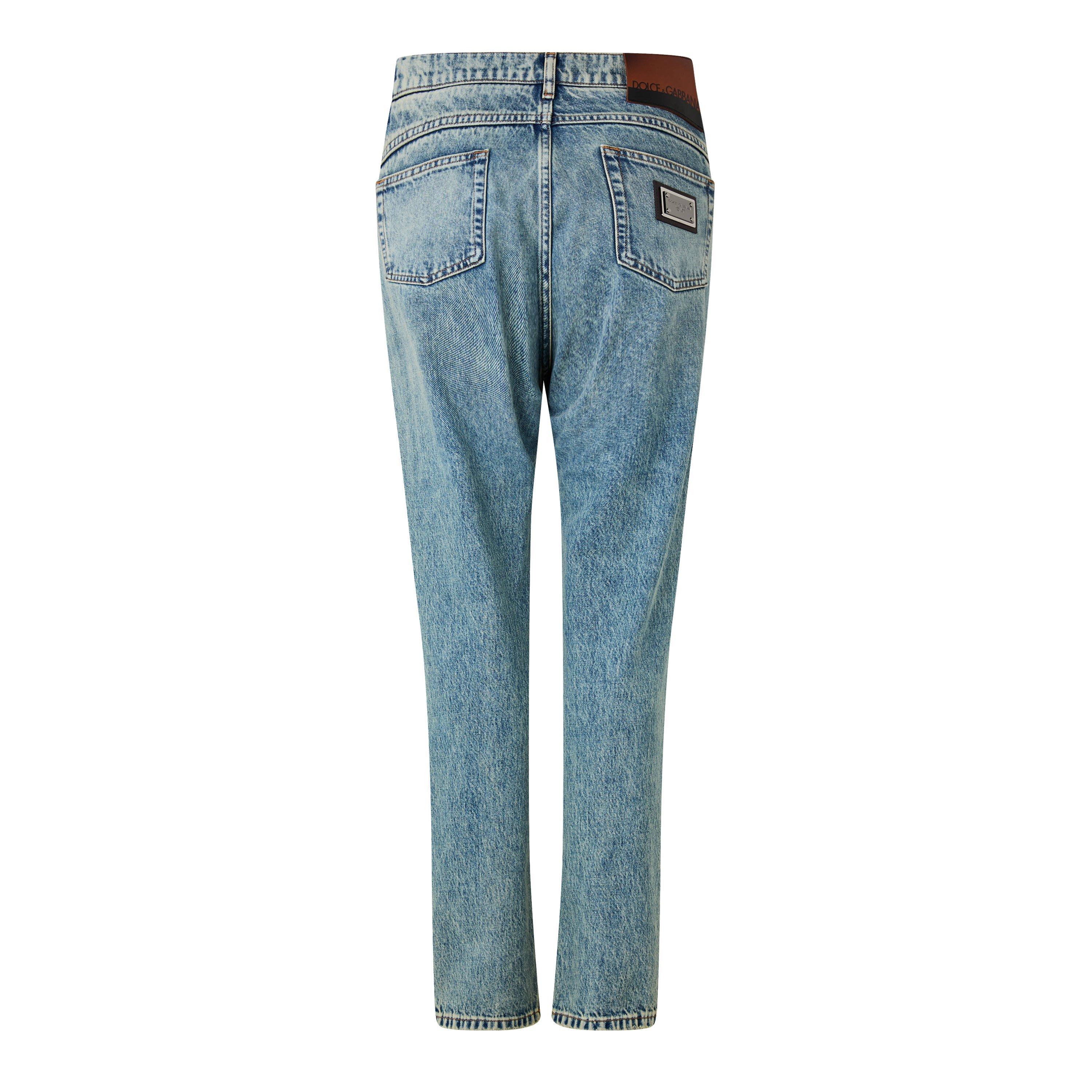 Blue Denim - Dolce and Gabbana - Regular Fit Jeans - 7