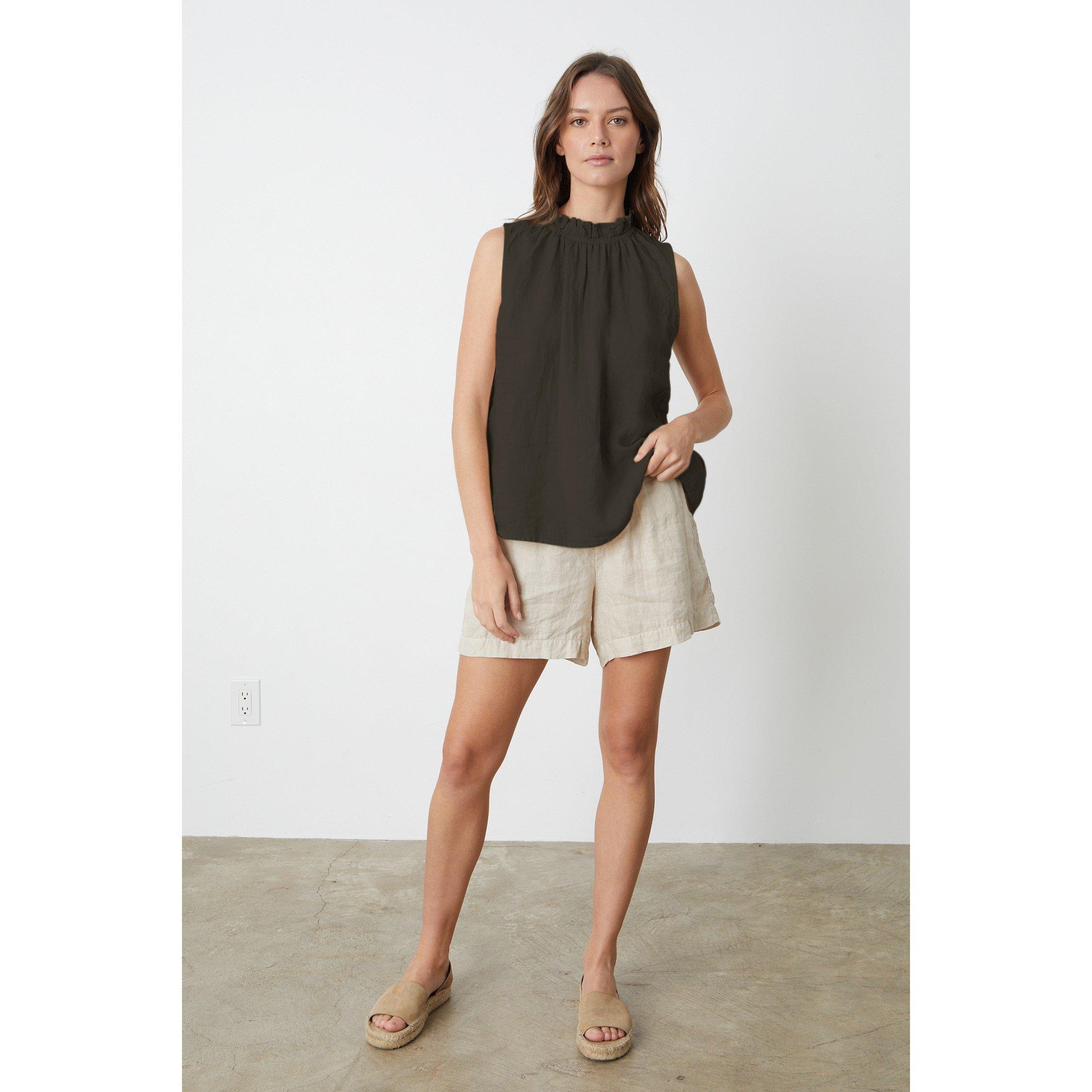 Caviar - Velvet by Graham and Spencer - Women's Linen Regular Fit T-Shirt - 3