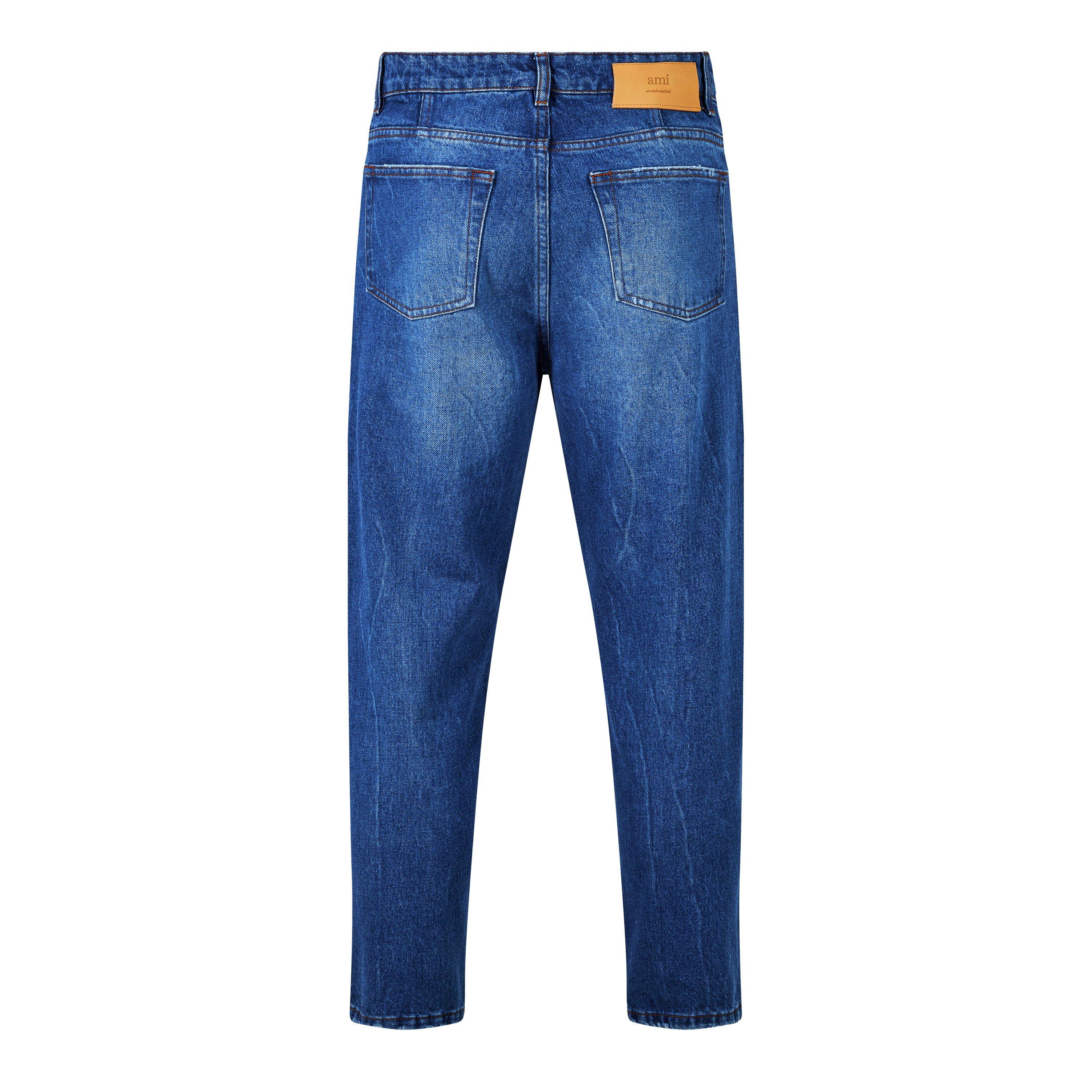 UsedBlue 480 - Ami Paris - Men's Taper Slim Fit Jeans - 5