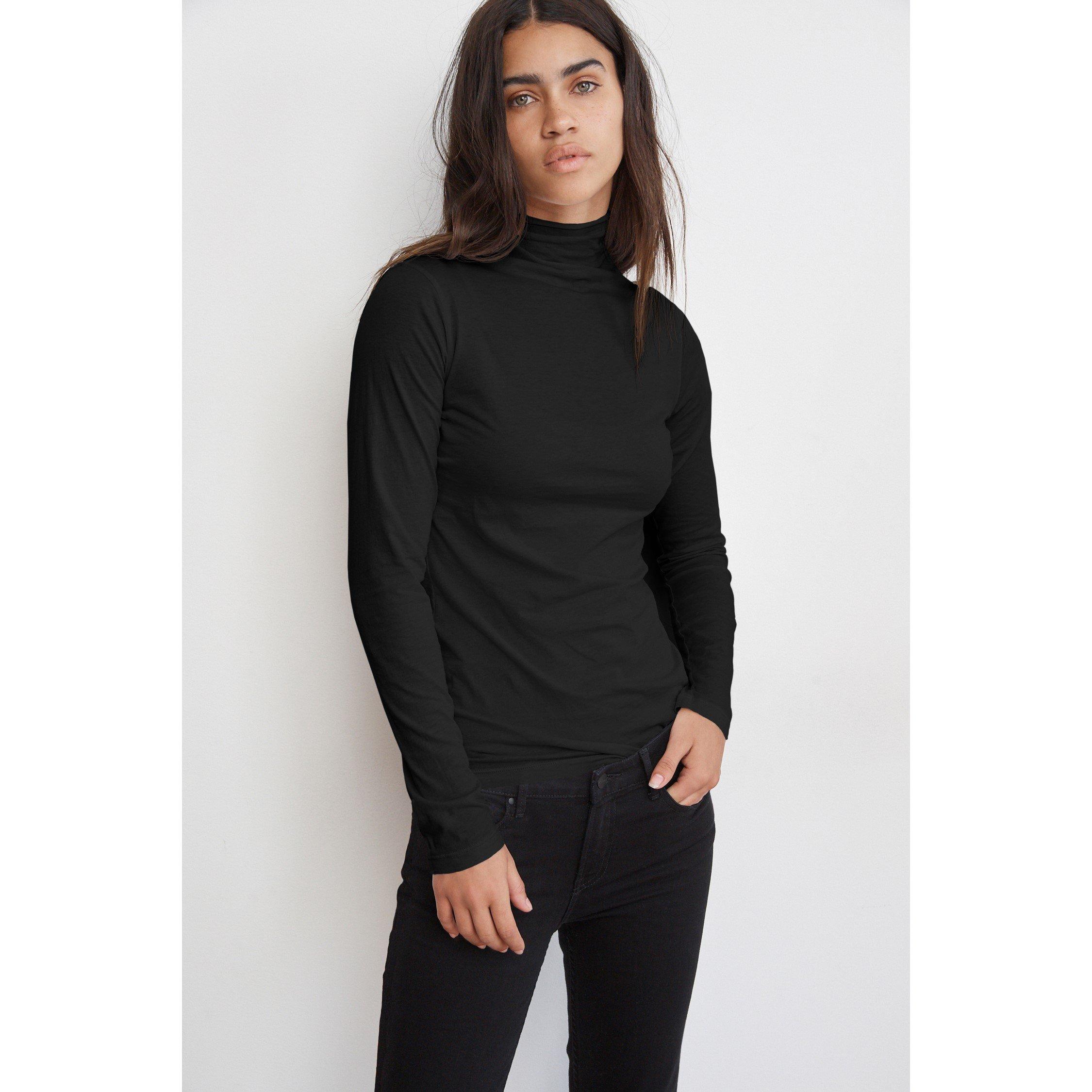 Black - Velvet by Graham and Spencer - Women's Gauze Regular Fit T-Shirt - 3