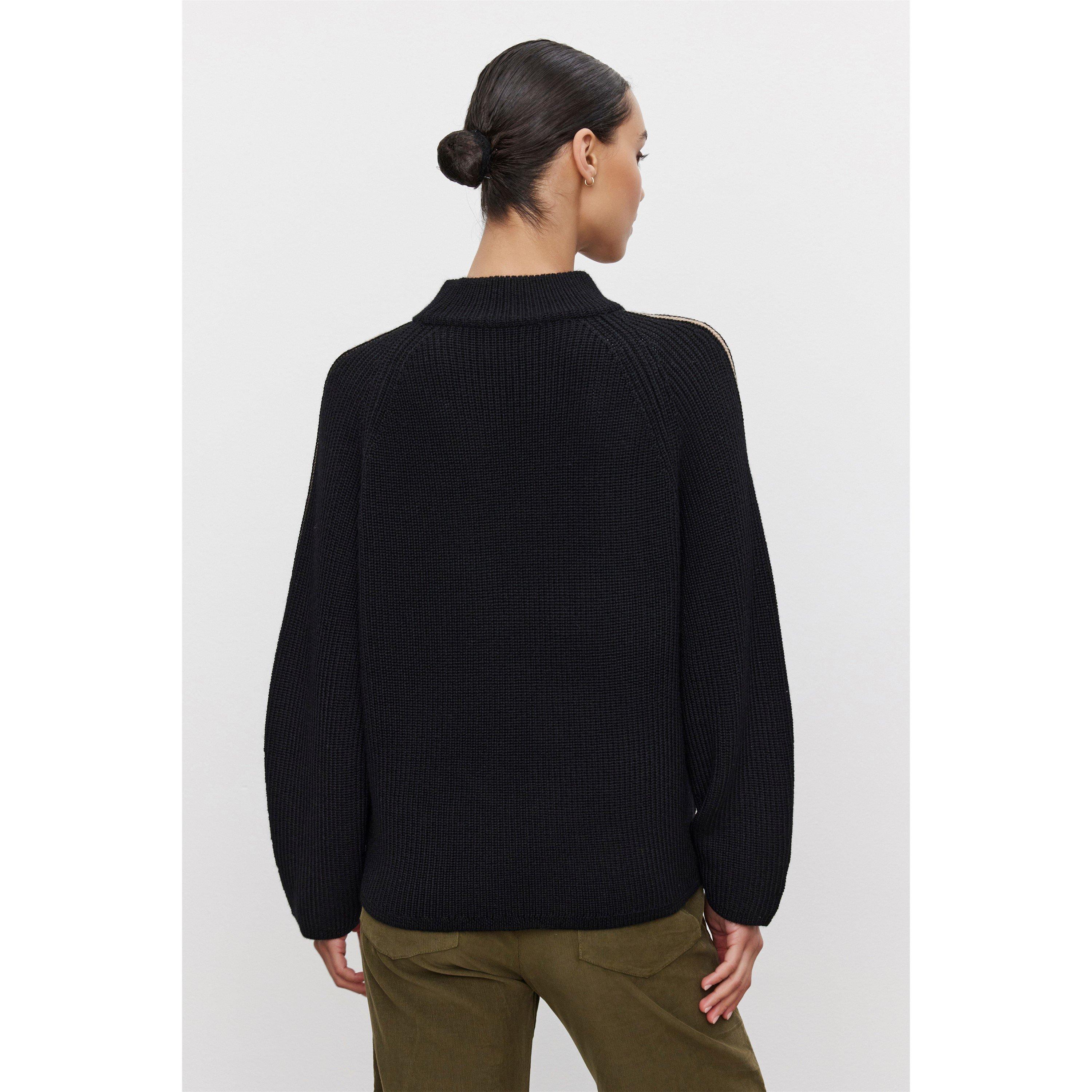 Black/Camel - Velvet by Graham and Spencer - Women's Regular Fit T-Shirt - 2