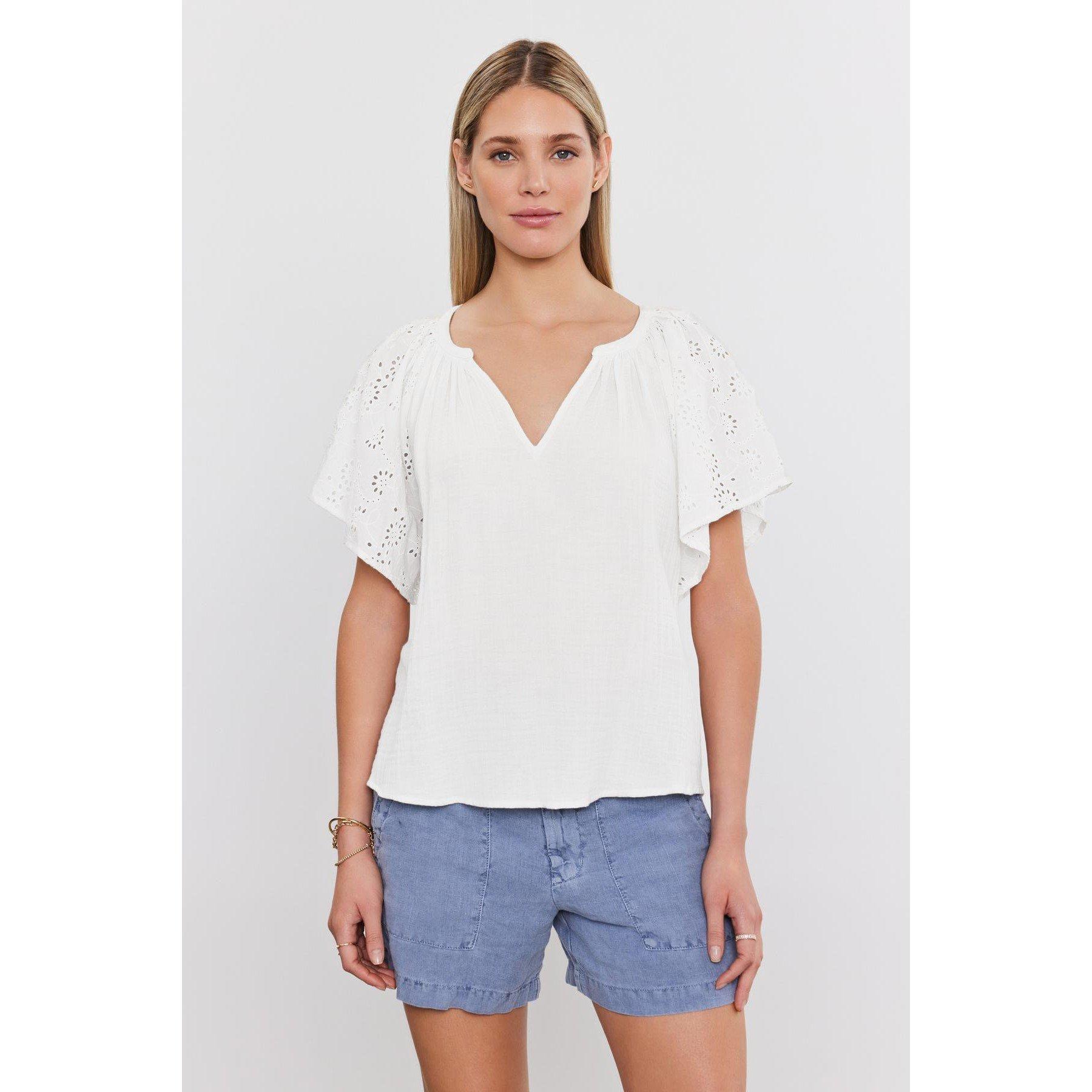 White - Velvet by Graham and Spencer - Women's Regular Fit T-Shirt - 2