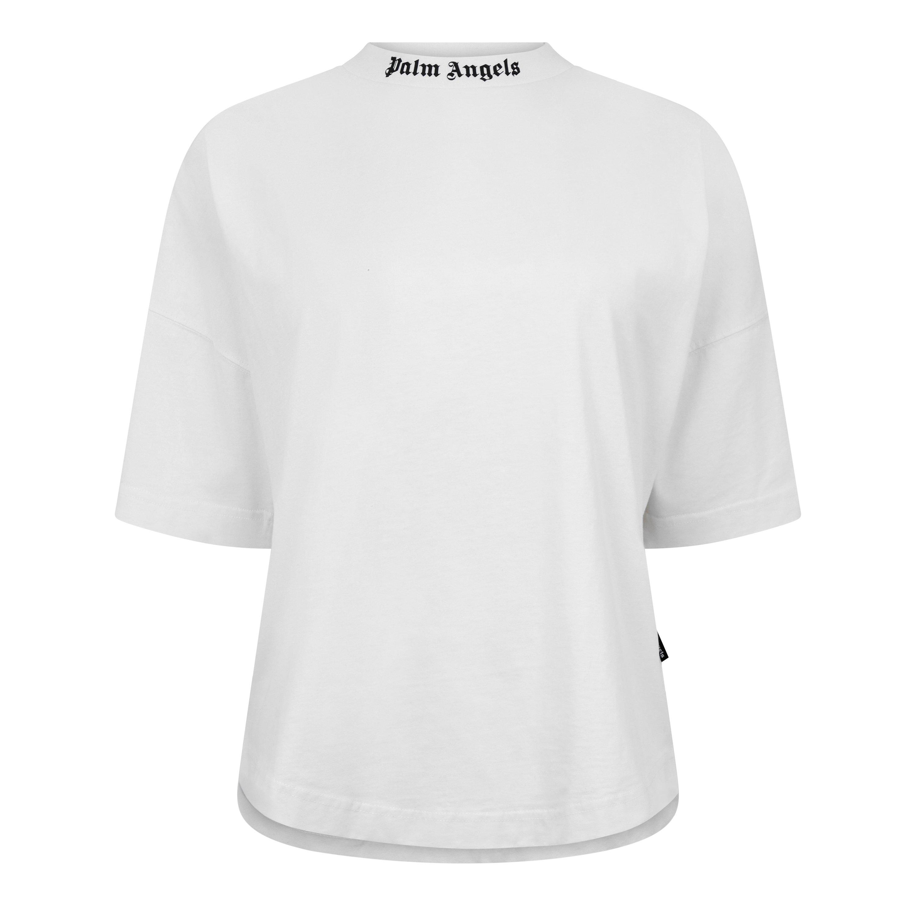 Palm Angels Women's Oversized T-Shirt - White - 8 (XS)