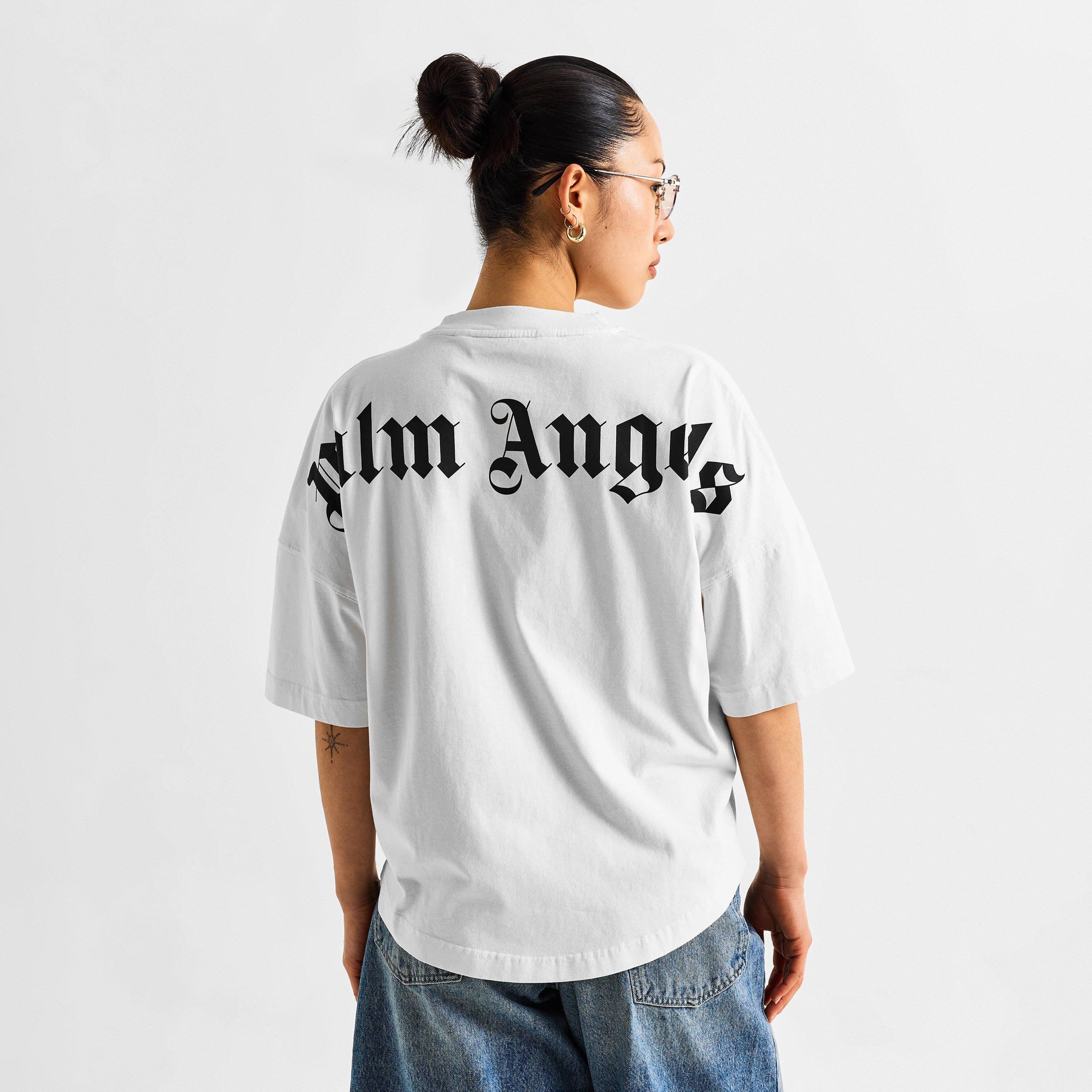 White - Palm Angels - Women's Oversized T-Shirt - 4