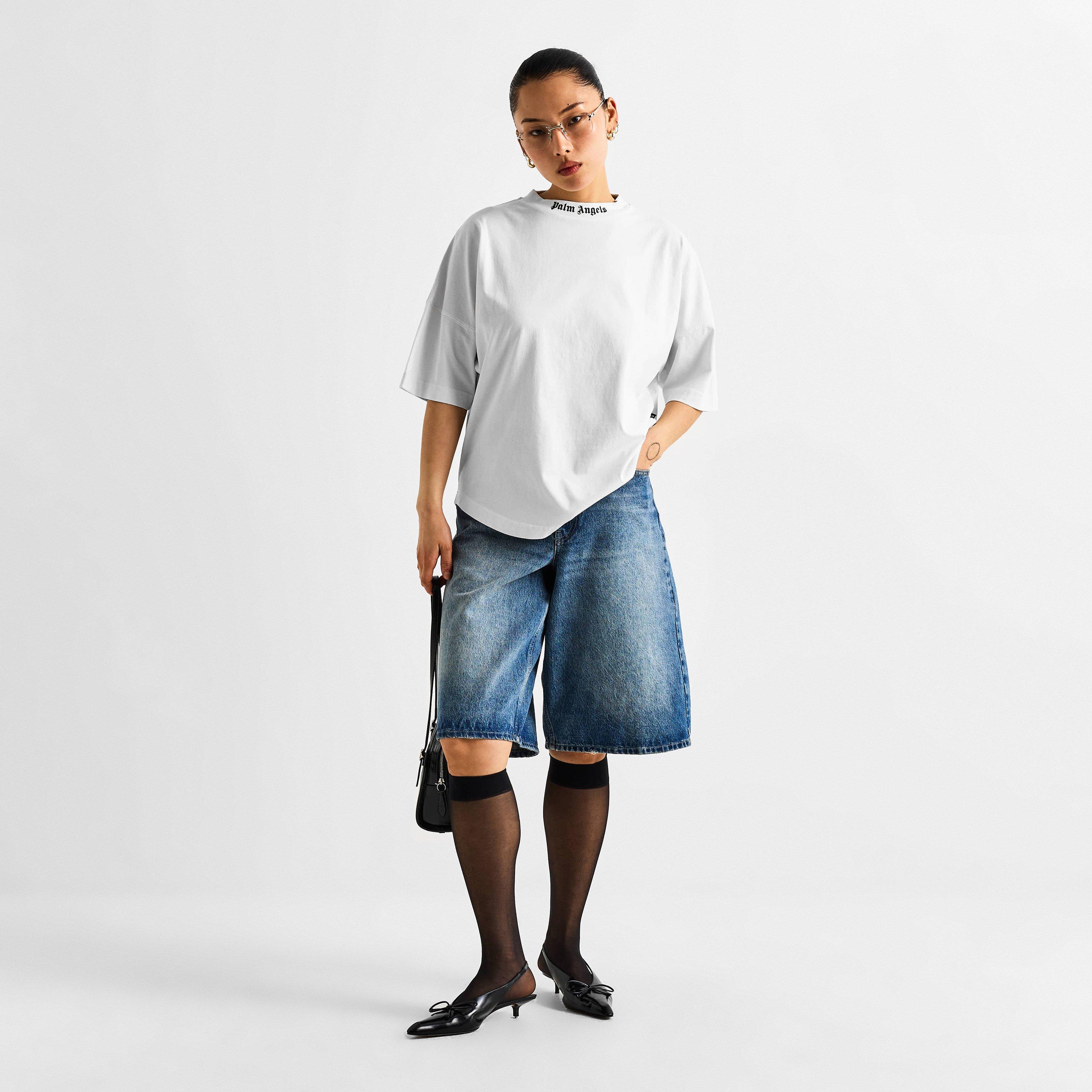 White - Palm Angels - Women's Oversized T-Shirt - 6