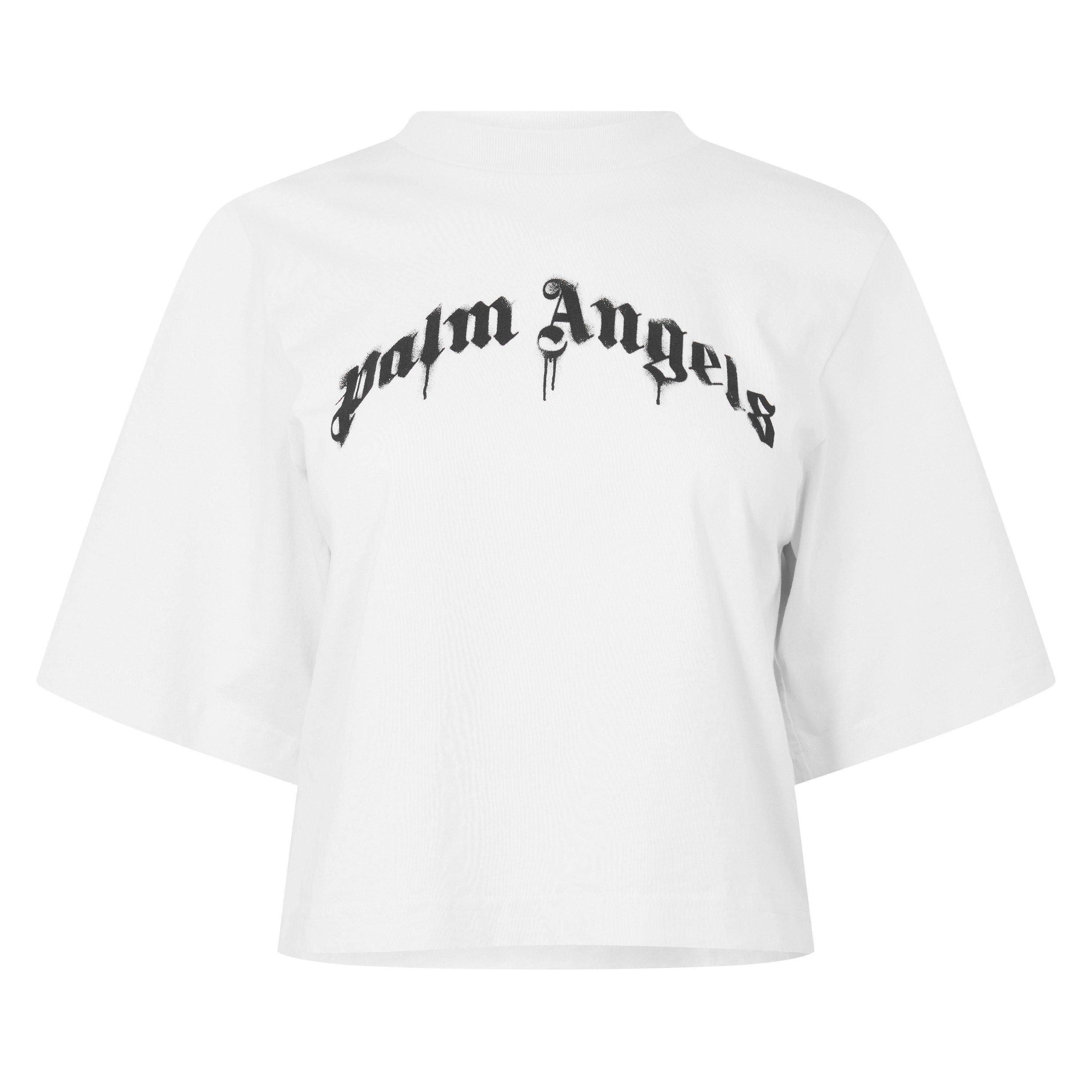 Palm Angels Women's T-Shirt - White - 16 (XL)