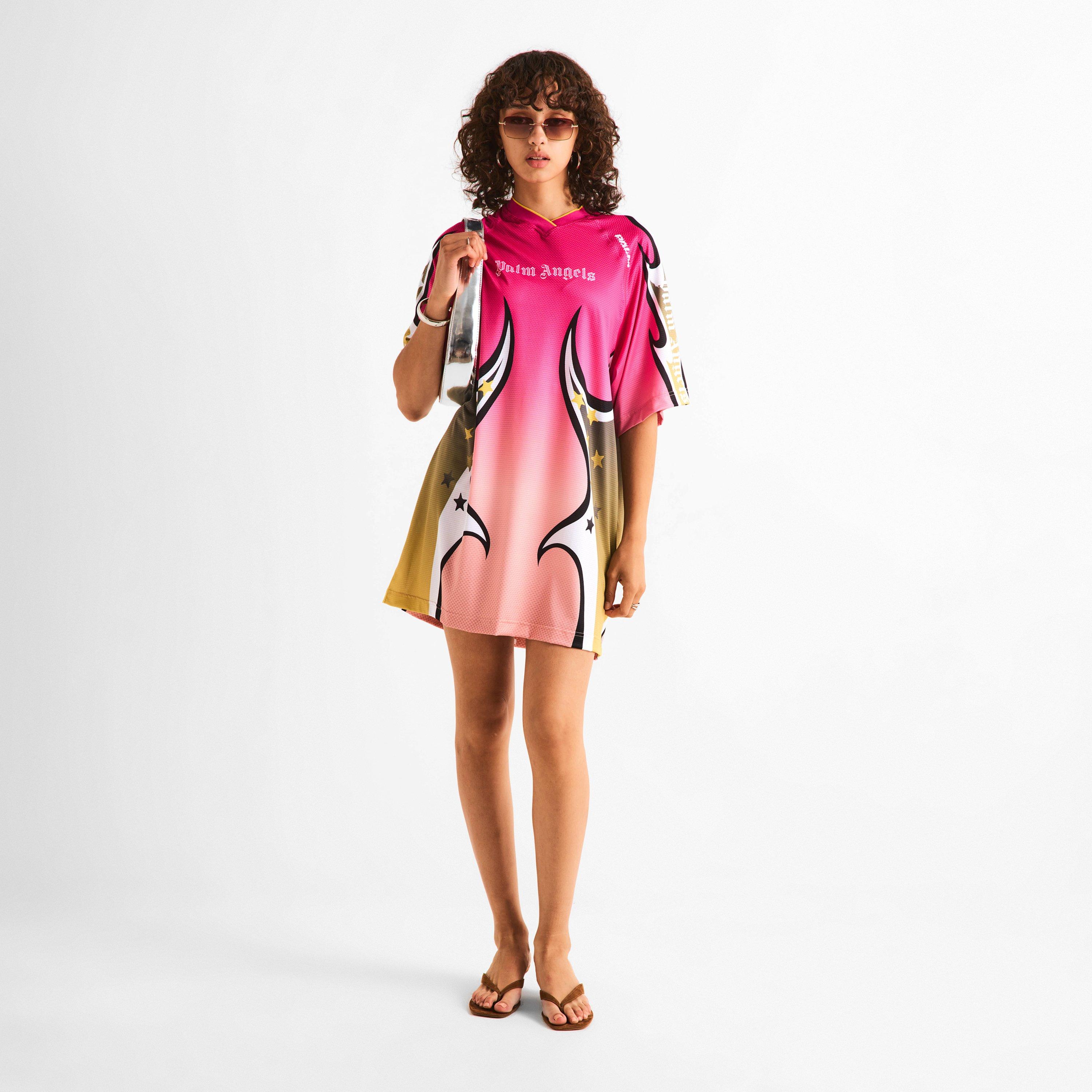 Pink - Palm Angels - Women's T-Shirt Dress - 6