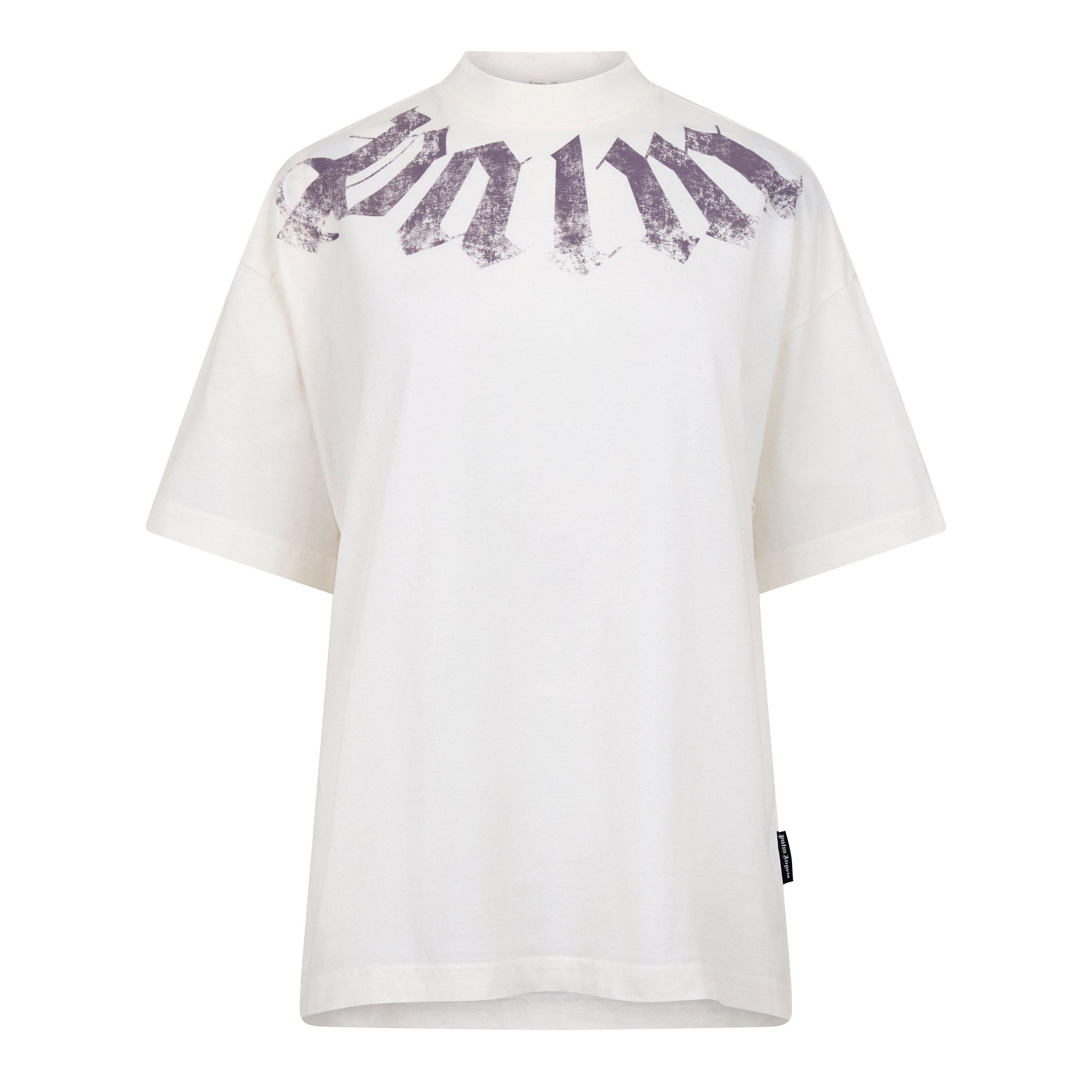 Palm Angels Women's Oversized T-Shirt - White - 8 (XS)