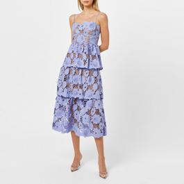 Self Portrait Lace Midi Dress