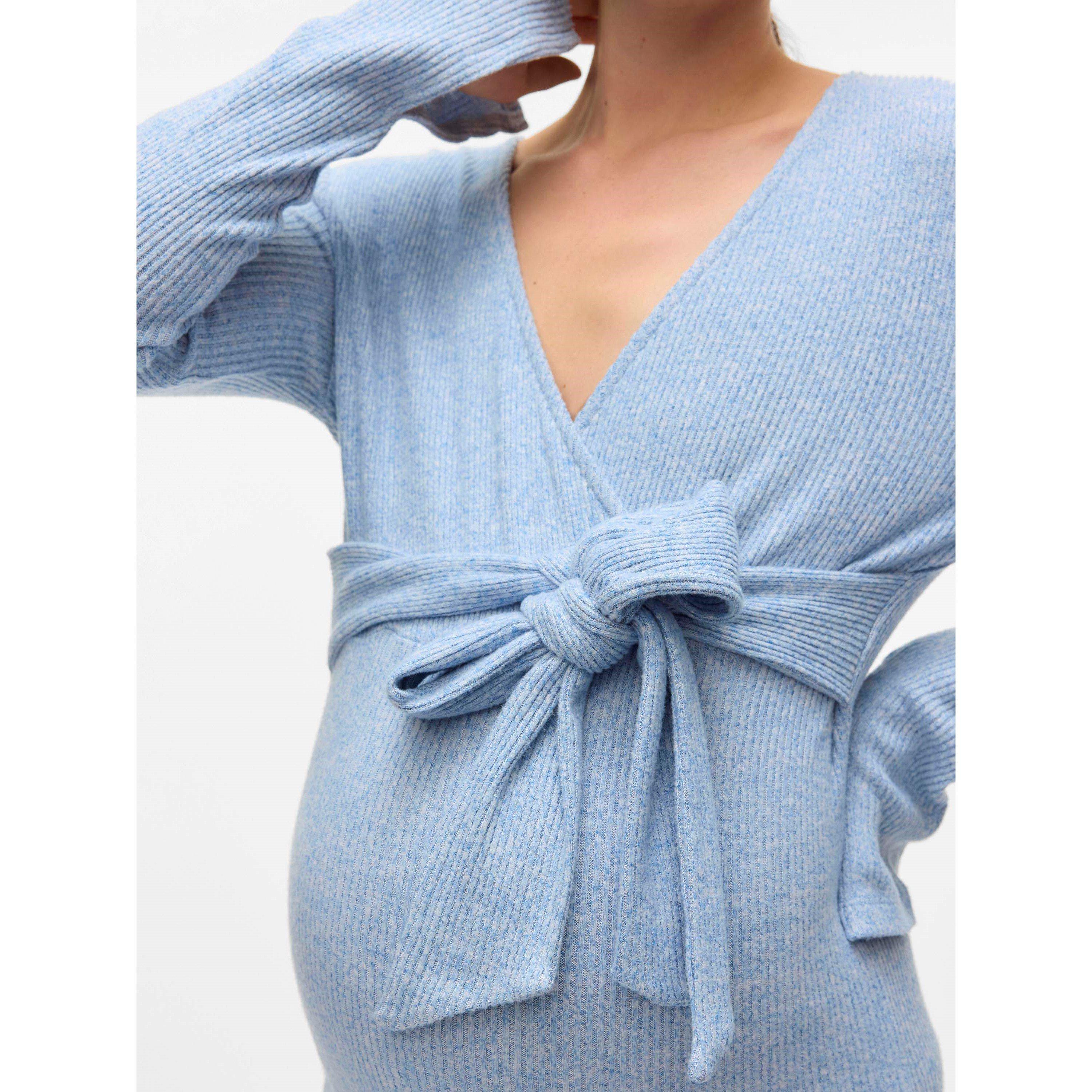 Copen Blue - Mamalicious - Mama Mlaniset Maxi Dress - 4