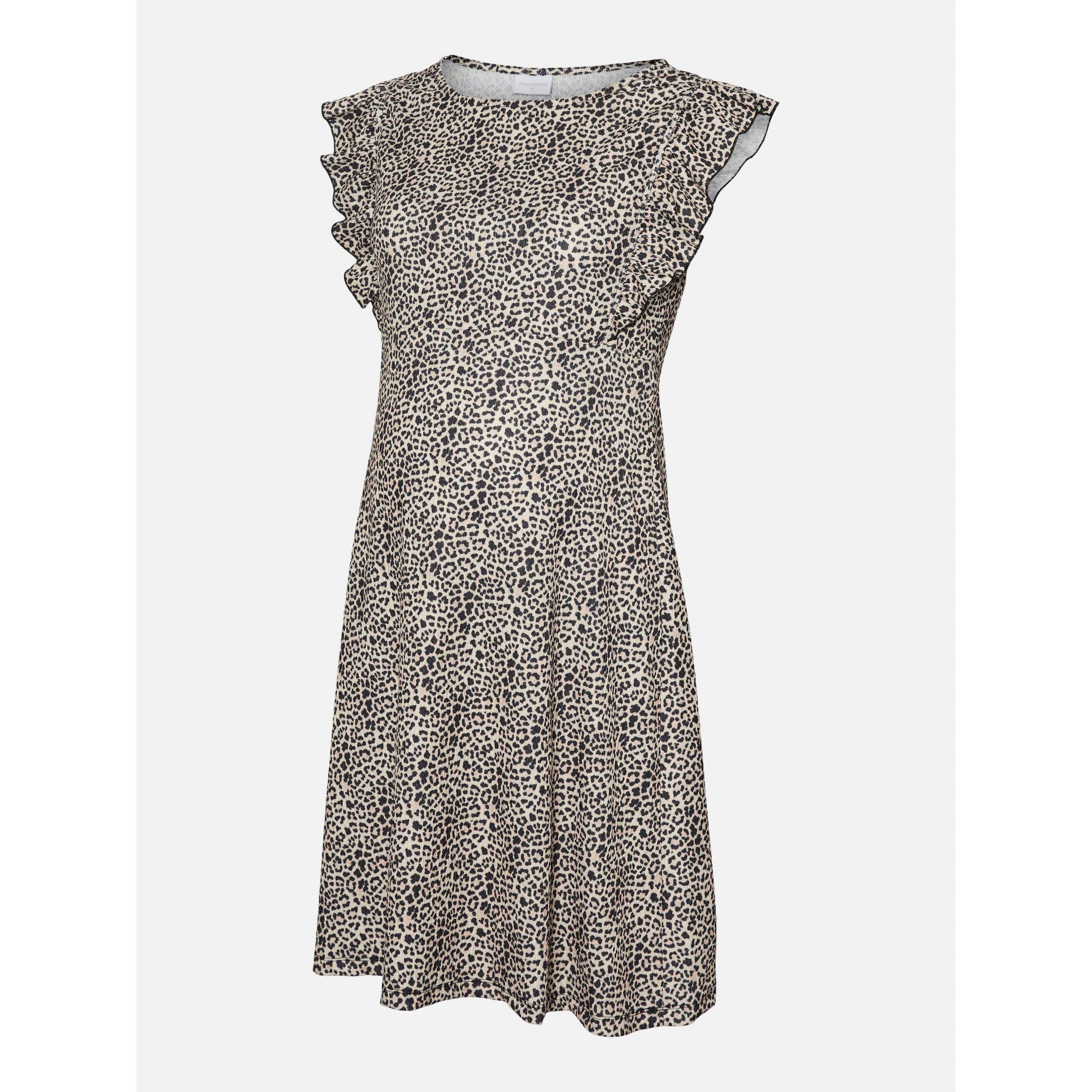 Mamalicious Women's Mama Mleveline Mini Dress - Black - 8 (XS)