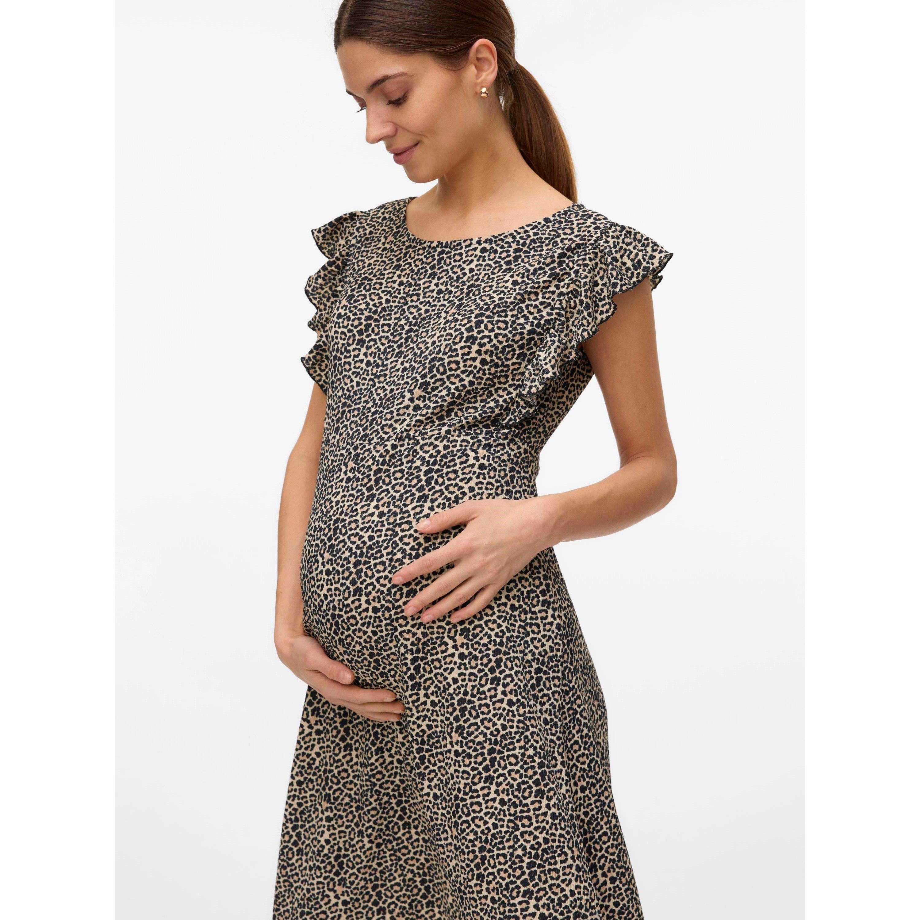 Black - Mamalicious - Mama Mleveline Mini Dress - 2