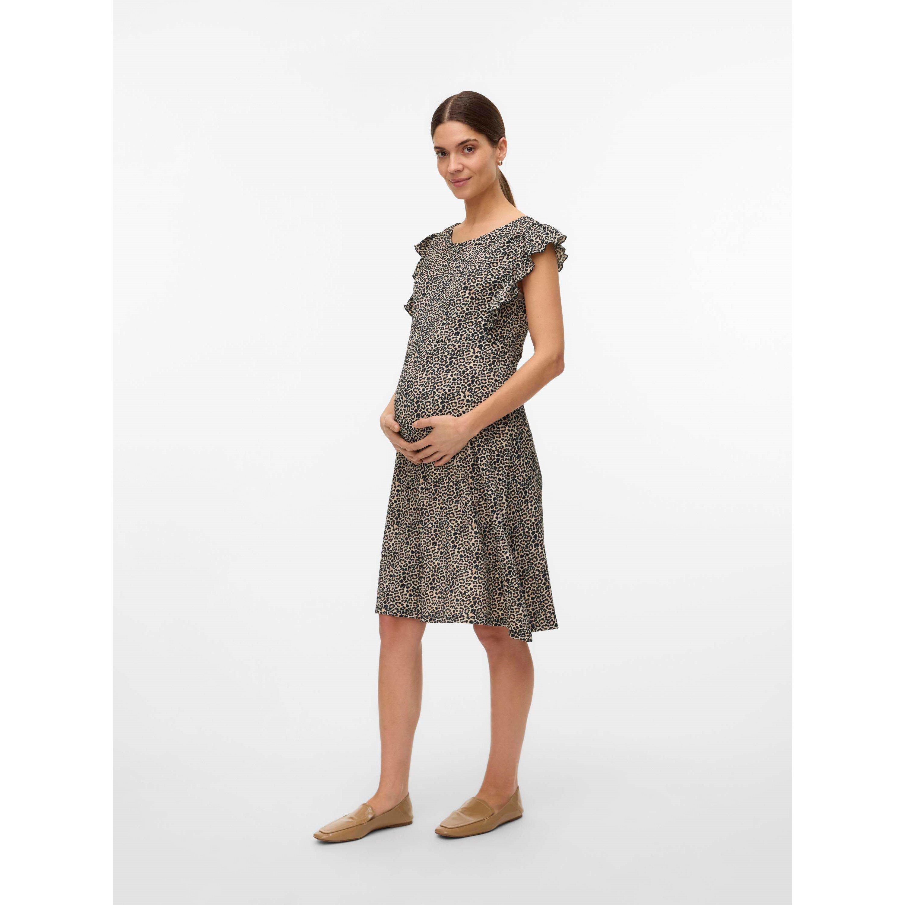 Black - Mamalicious - Mama Mleveline Mini Dress - 5