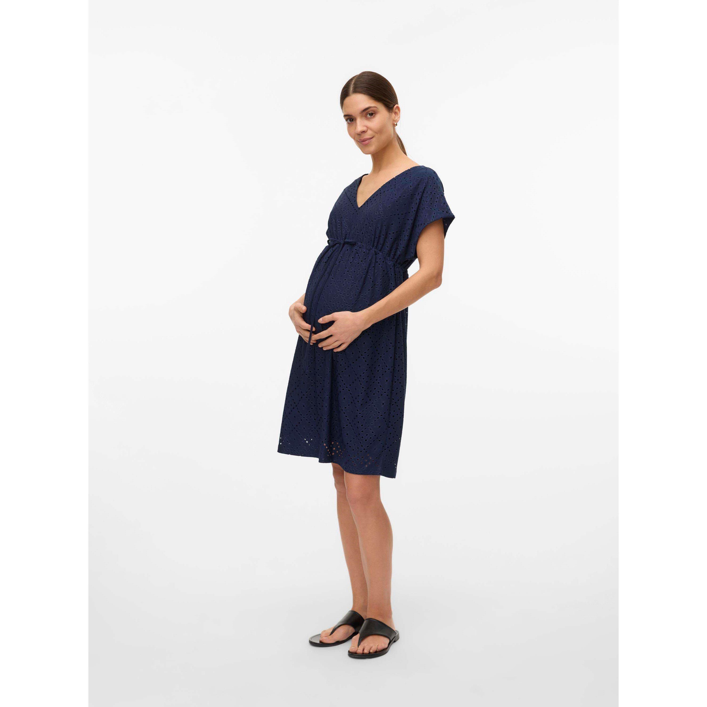 Navy Blazer - Mamalicious - Mama Tassa Mini Dress - 5