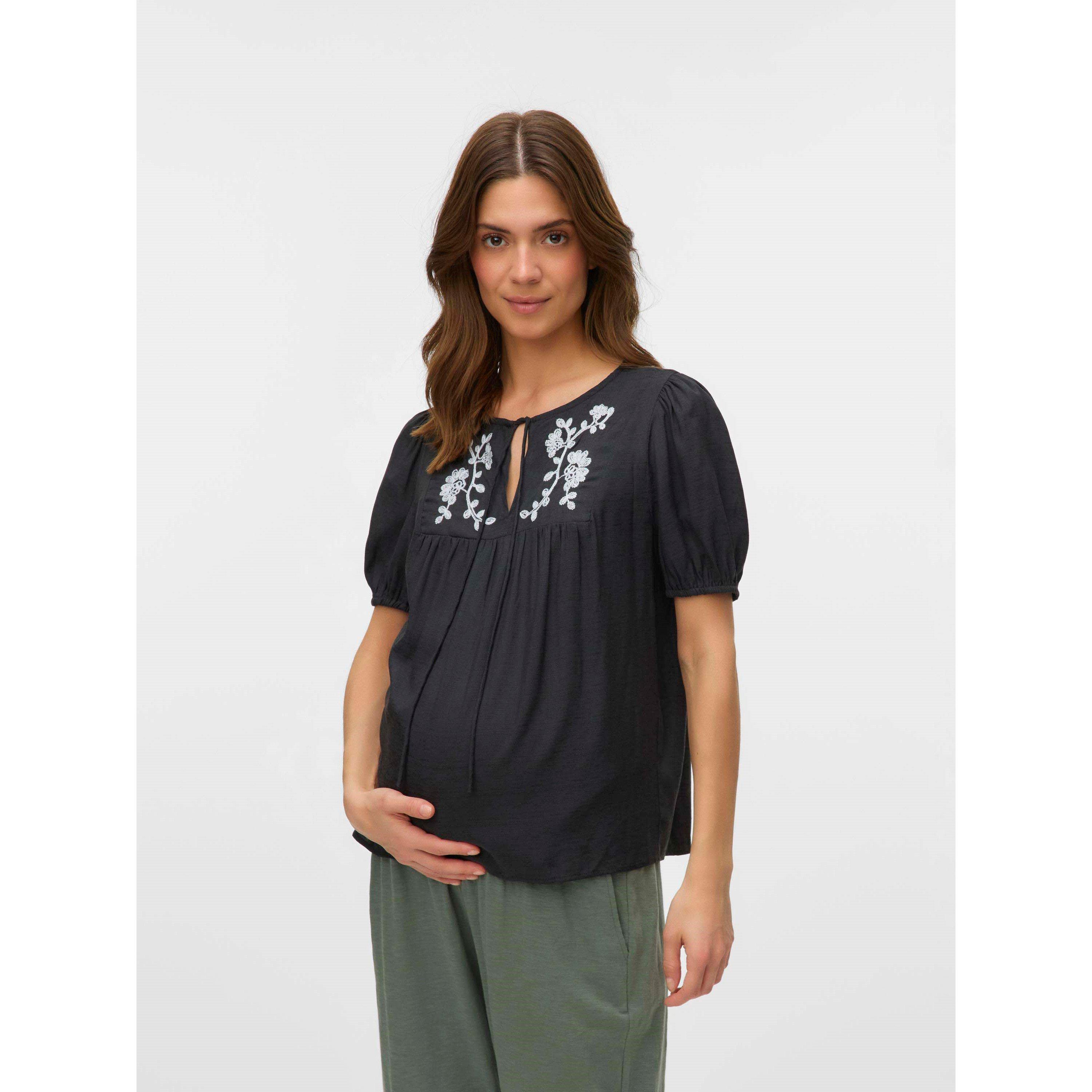Nero - Mamalicious - Mama Mlpinar Regular Fit T-Shirt - 2