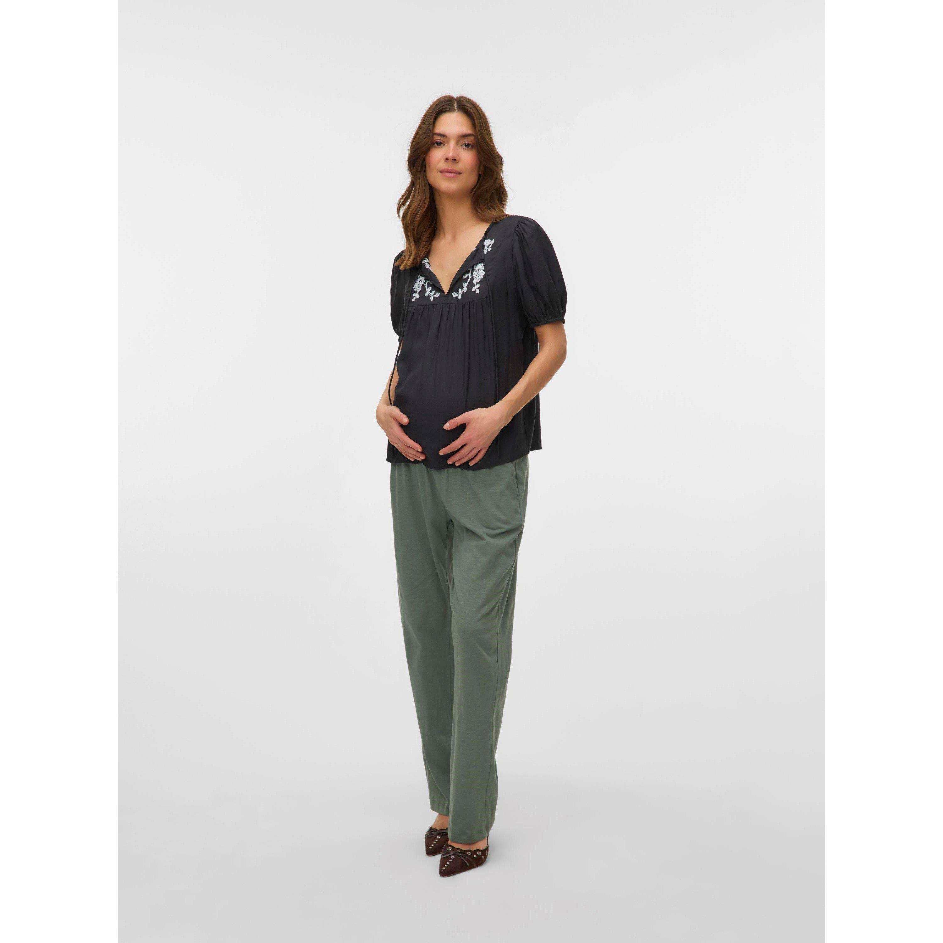 Nero - Mamalicious - Mama Mlpinar Regular Fit T-Shirt - 5