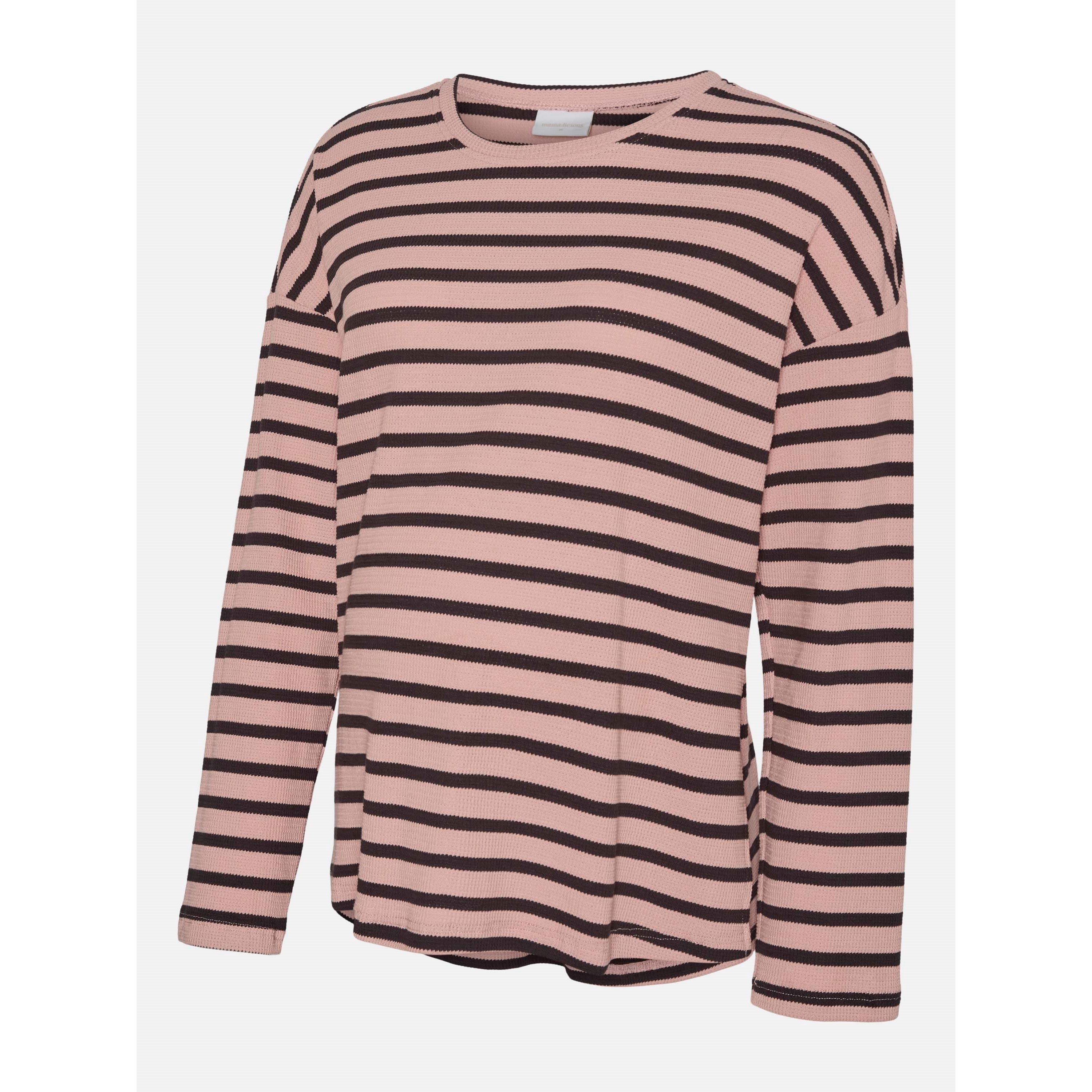 Pink-A-Boo - Mamalicious - Women's Mama Long-Sleeve Regular Fit T-Shirt - 1