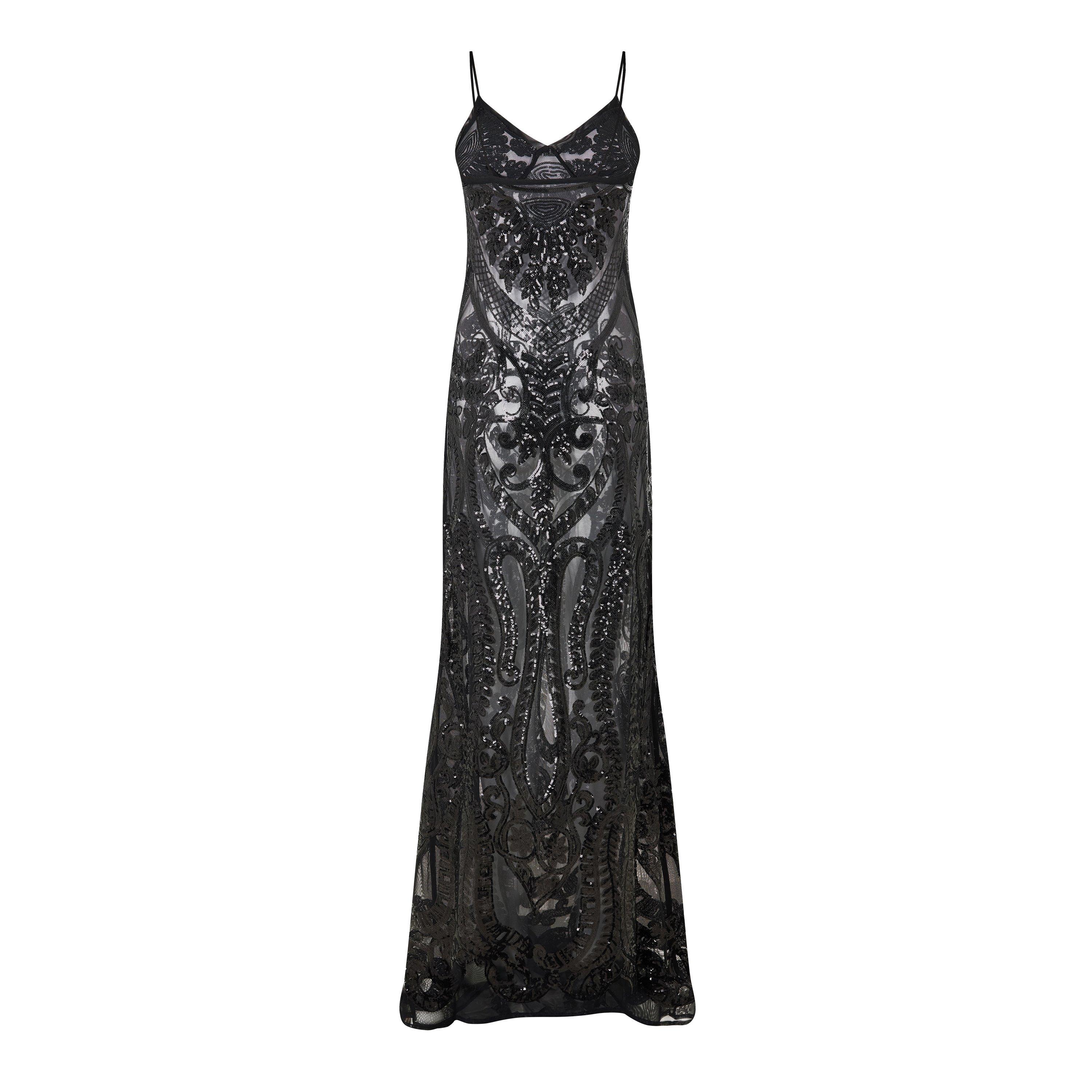 Black - Norma Kamali - NK Sqn Slip Gown Ld54 - 2