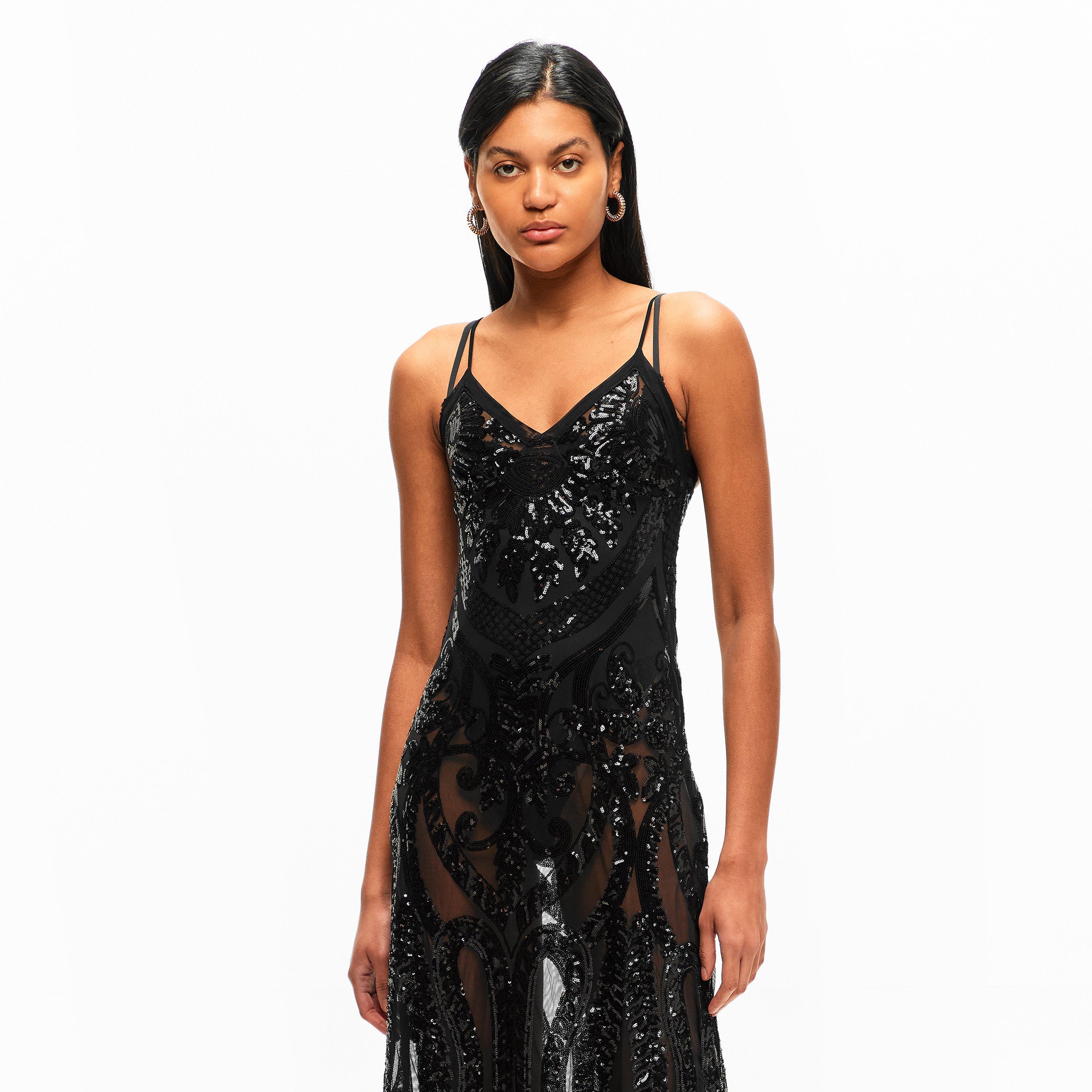 Black - Norma Kamali - NK Sqn Slip Gown Ld54 - 3