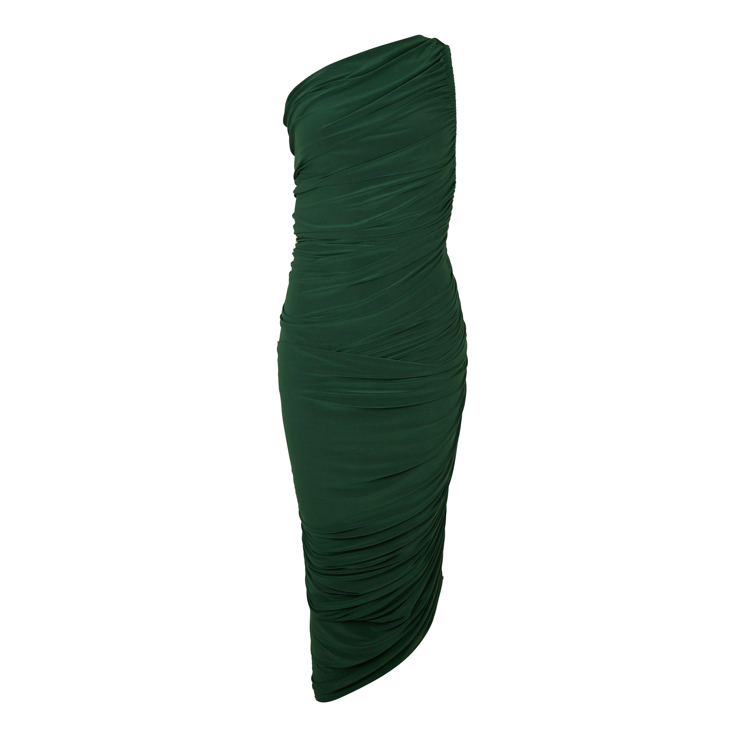 Dark Emerald - Norma Kamali - NK Diana Gown Ld61 - 1