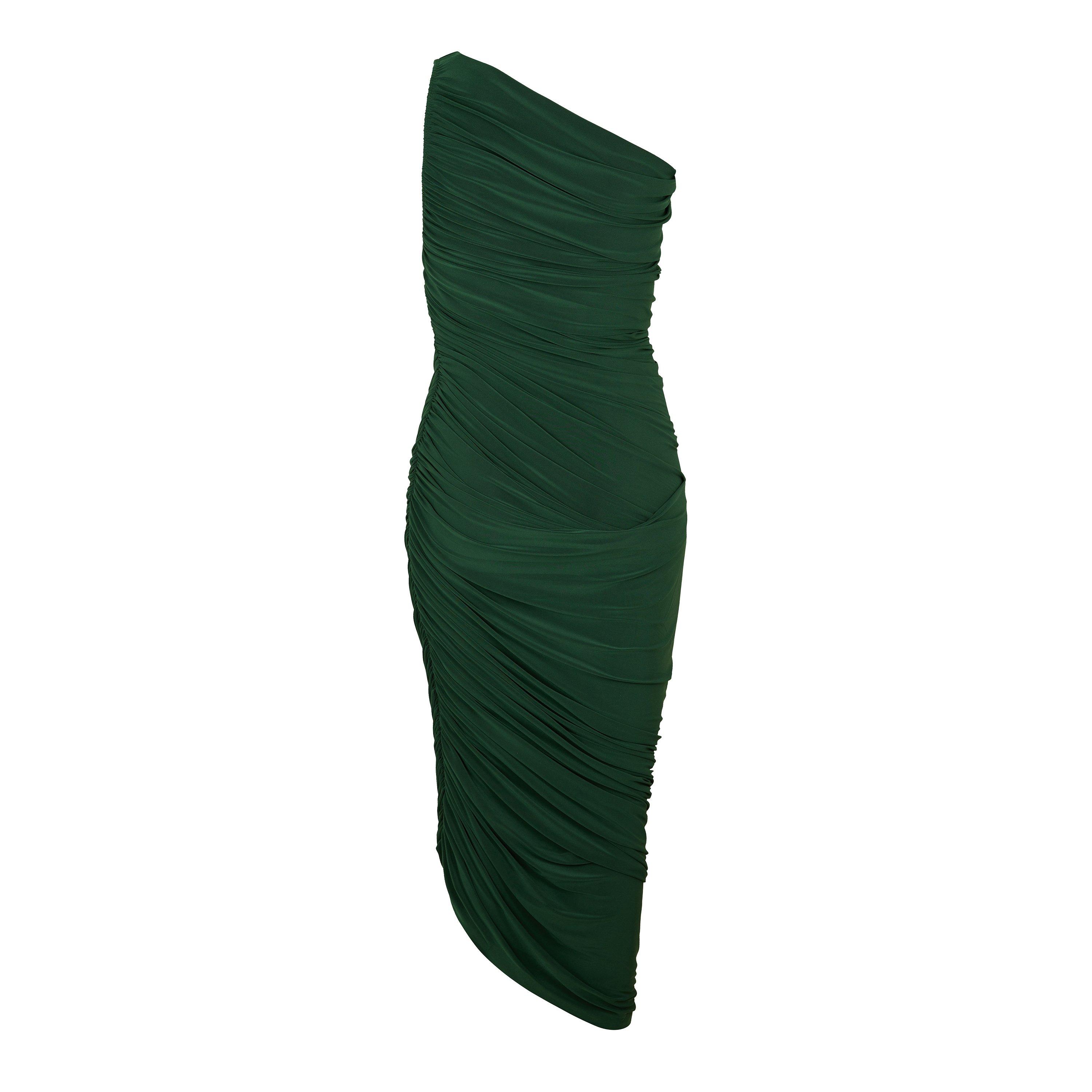 Dark Emerald - Norma Kamali - NK Diana Gown Ld61 - 2