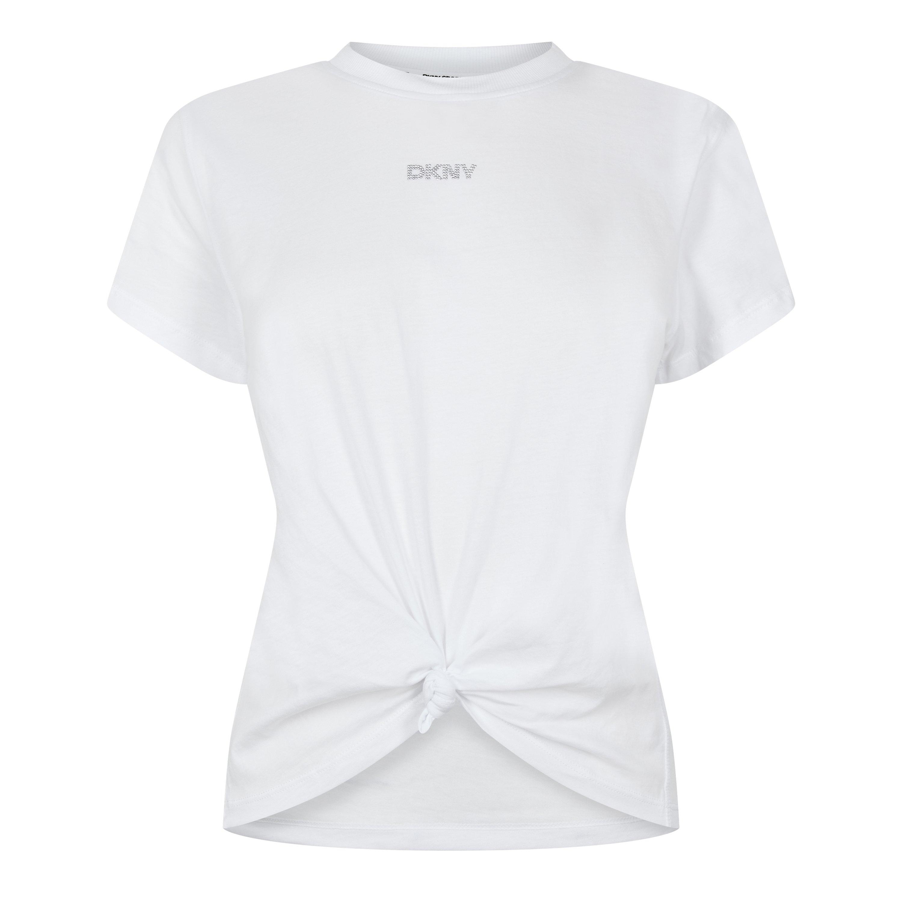 HVID - DKNY - Women's Stud Logo Oversized T-Shirt - 5