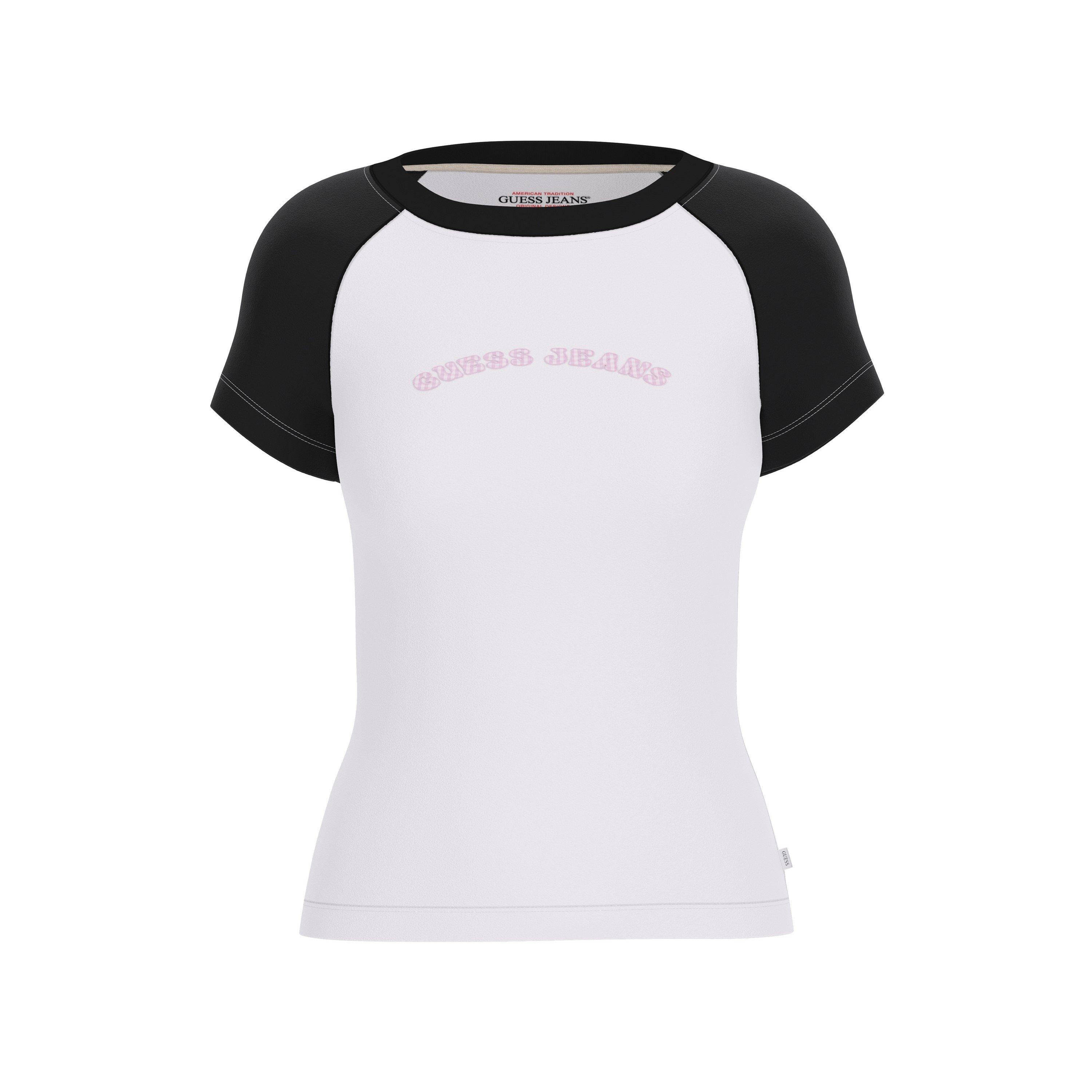 Guess Women's Slim Fit T-Shirt - White - 12 (M)