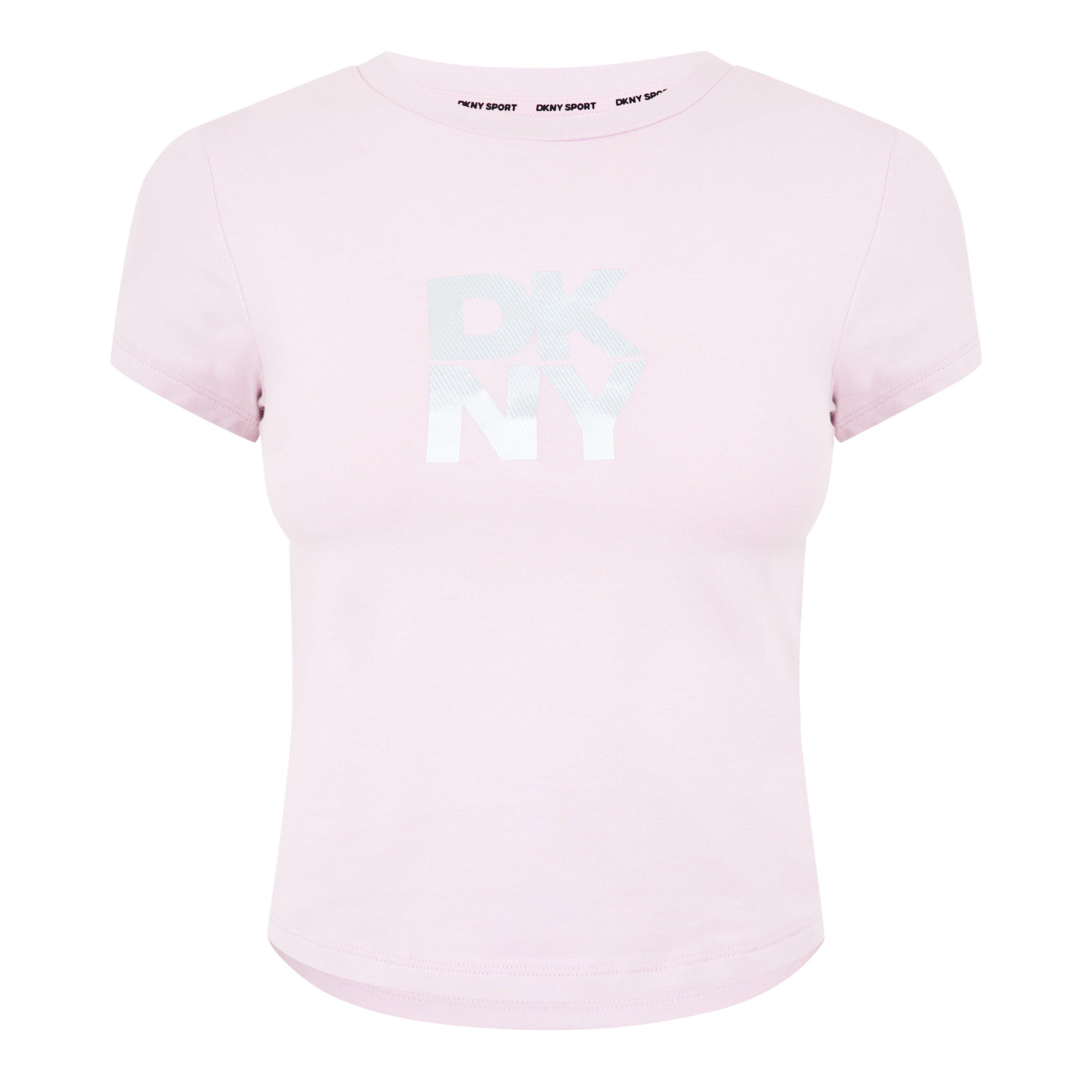 ALLURE/ SILVER - DKNY - Women's Logo Crop Top - 5