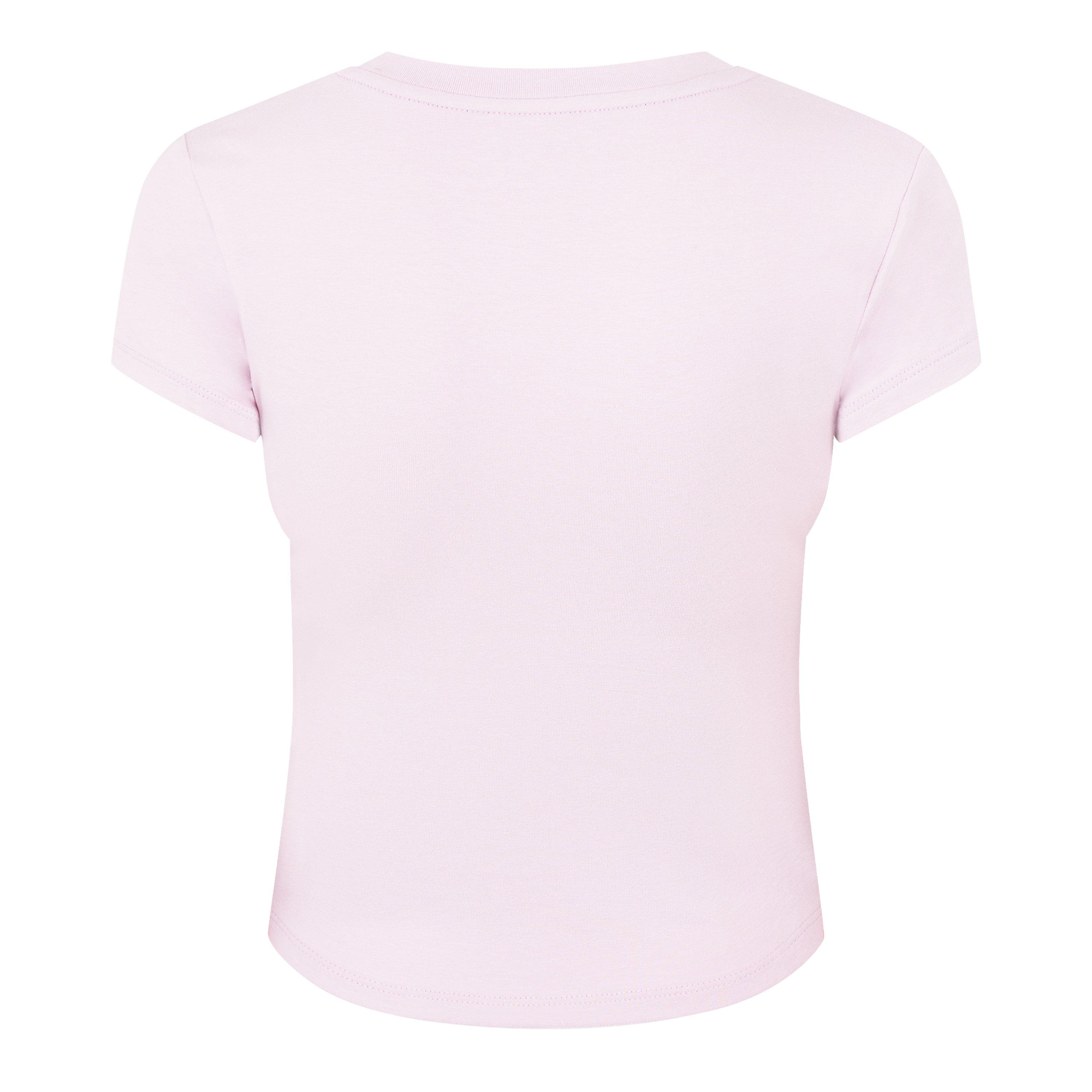 ALLURE/ SILVER - DKNY - Women's Logo Crop Top - 6