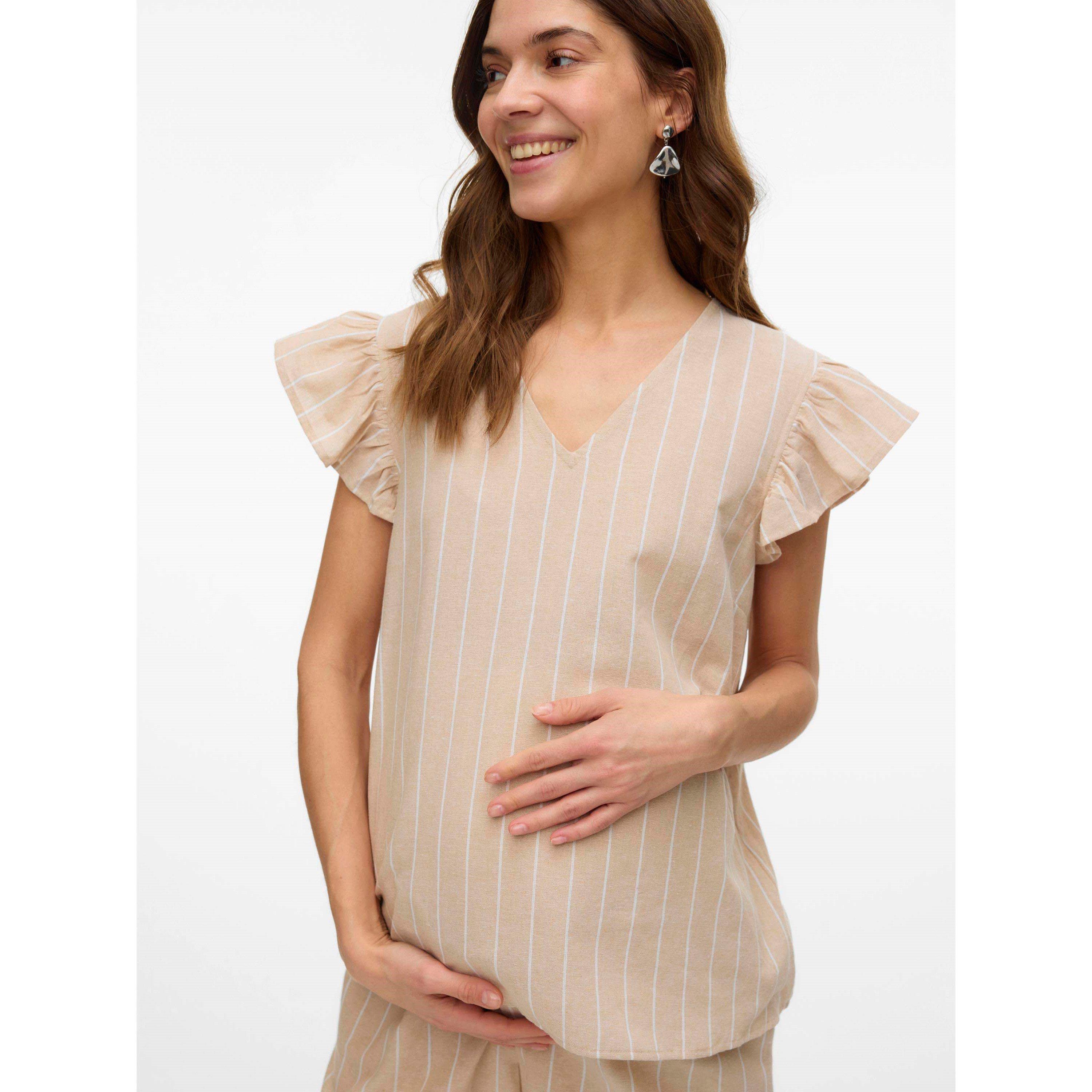 Humus - Mamalicious - Women's Mama Mlflrns Cap T-Shirt - 5