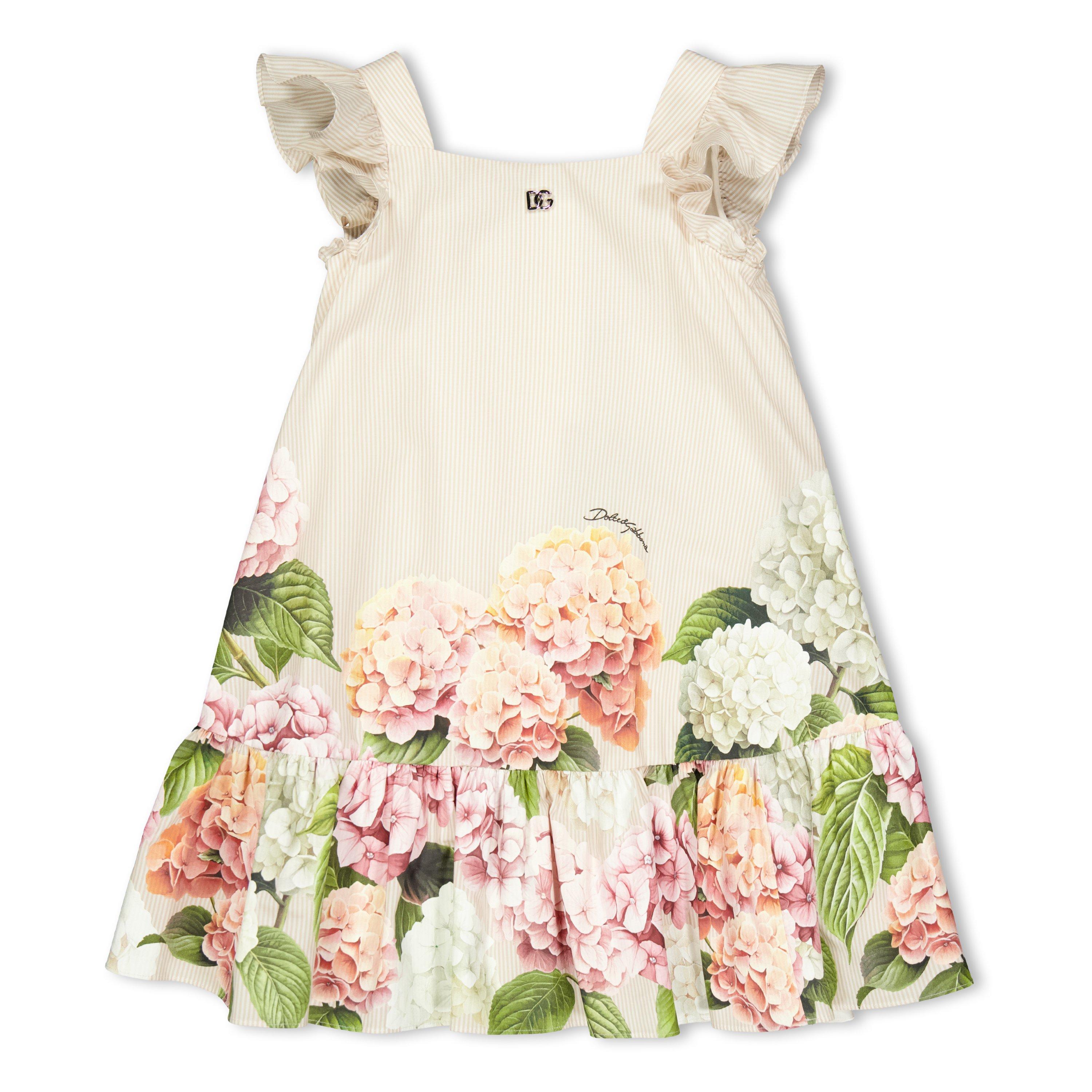 Dolce and Gabbana DG Flower Drss Jn61 - Pink HA5XG - Size 4Y