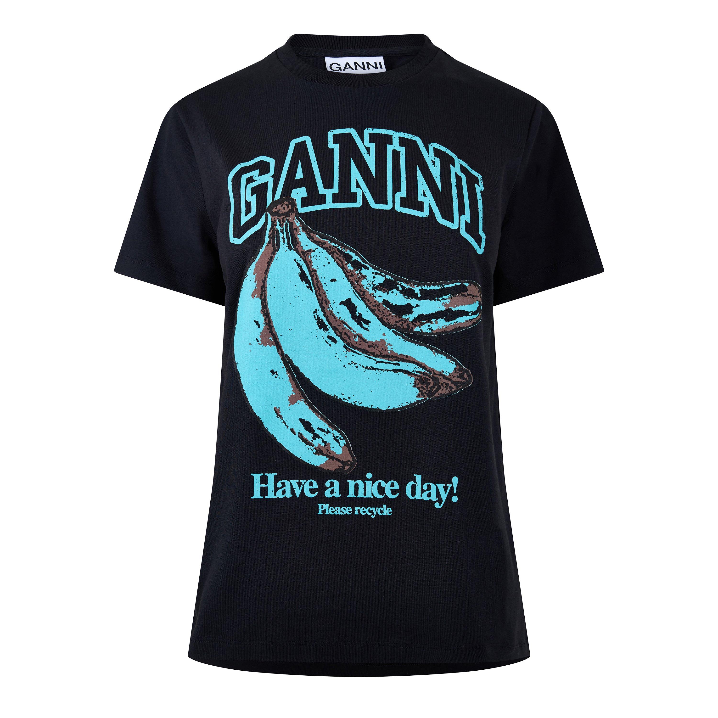 Phantom - Ganni - Women's Basic Cotton T-Shirt - 1