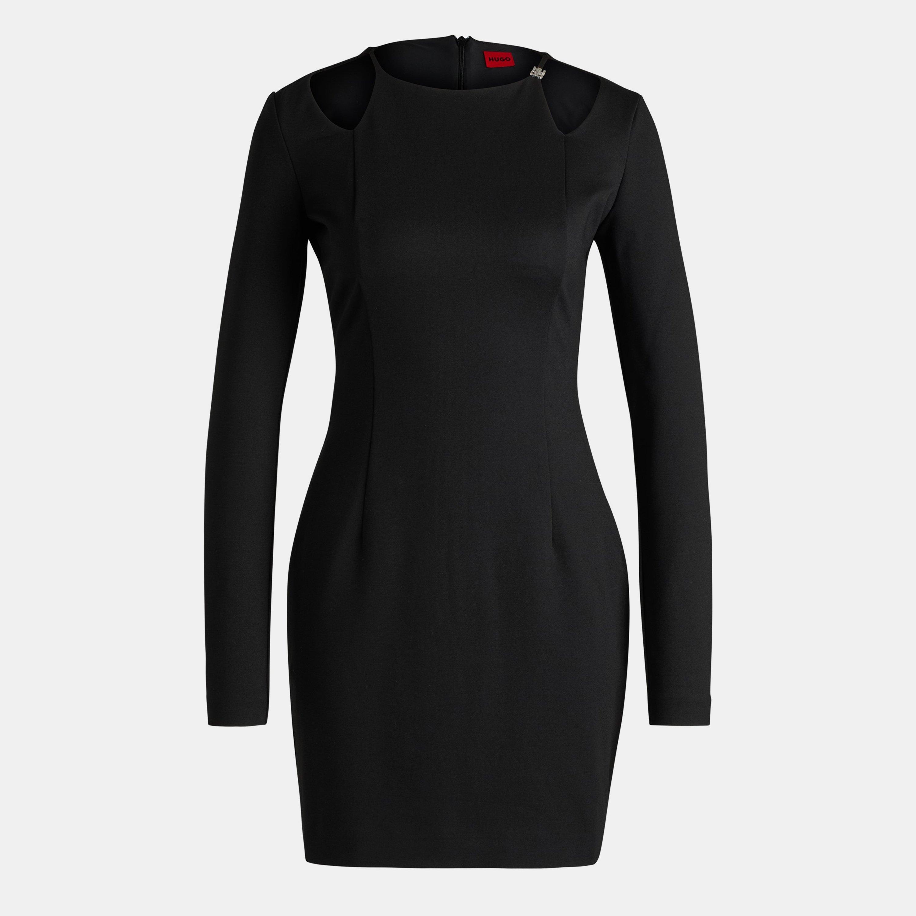 Black - Hugo - Women's Kalypso T-Shirt Dresses - 1