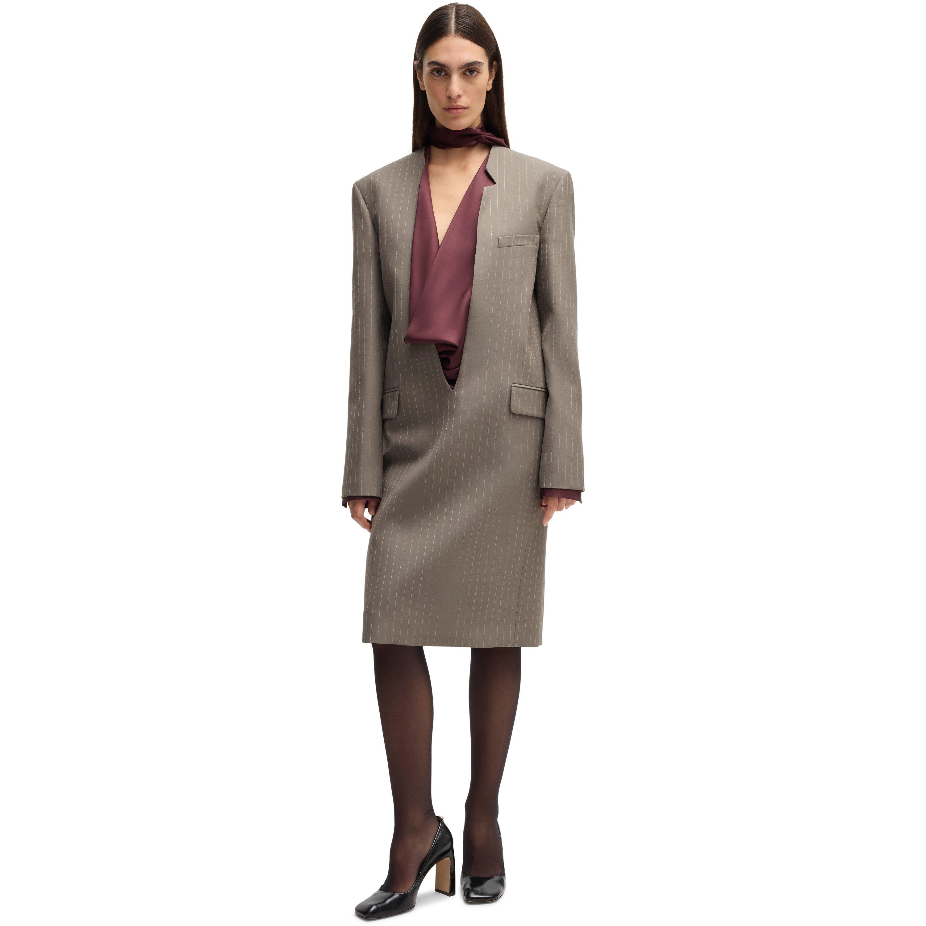 Open Grey - Boss - Women's Davee T-Shirt Dress - 2