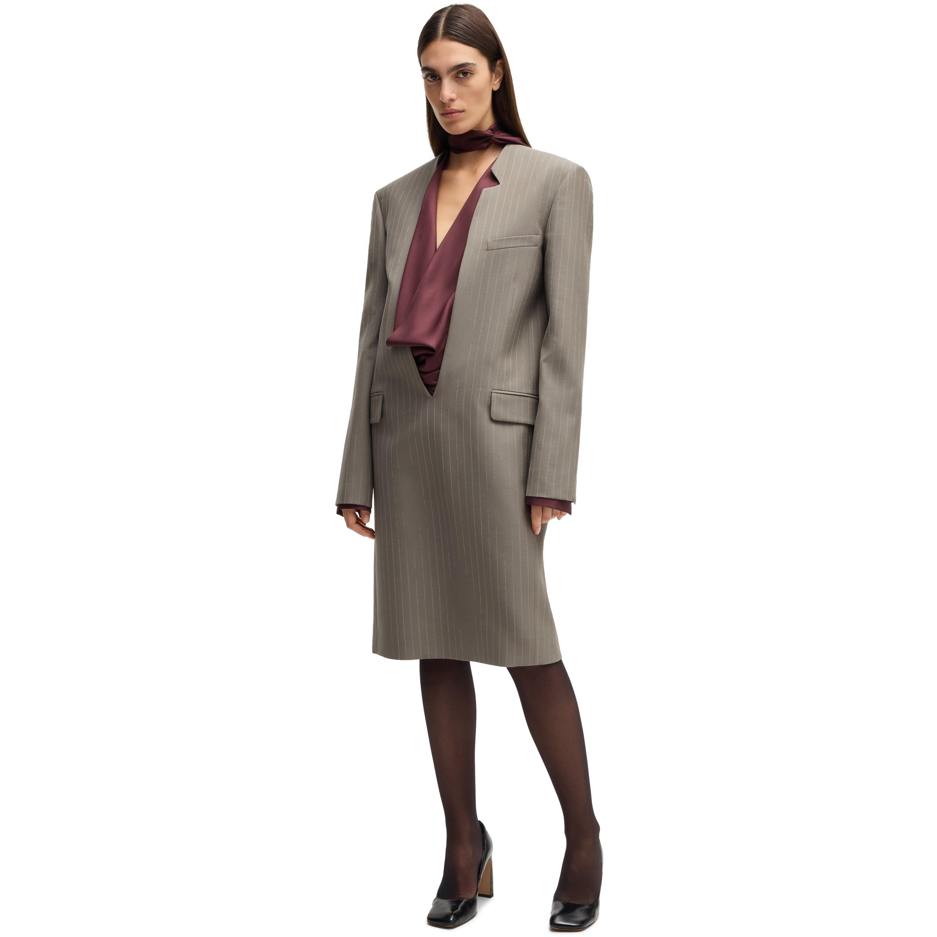 Open Grey - Boss - Women's Davee T-Shirt Dress - 6