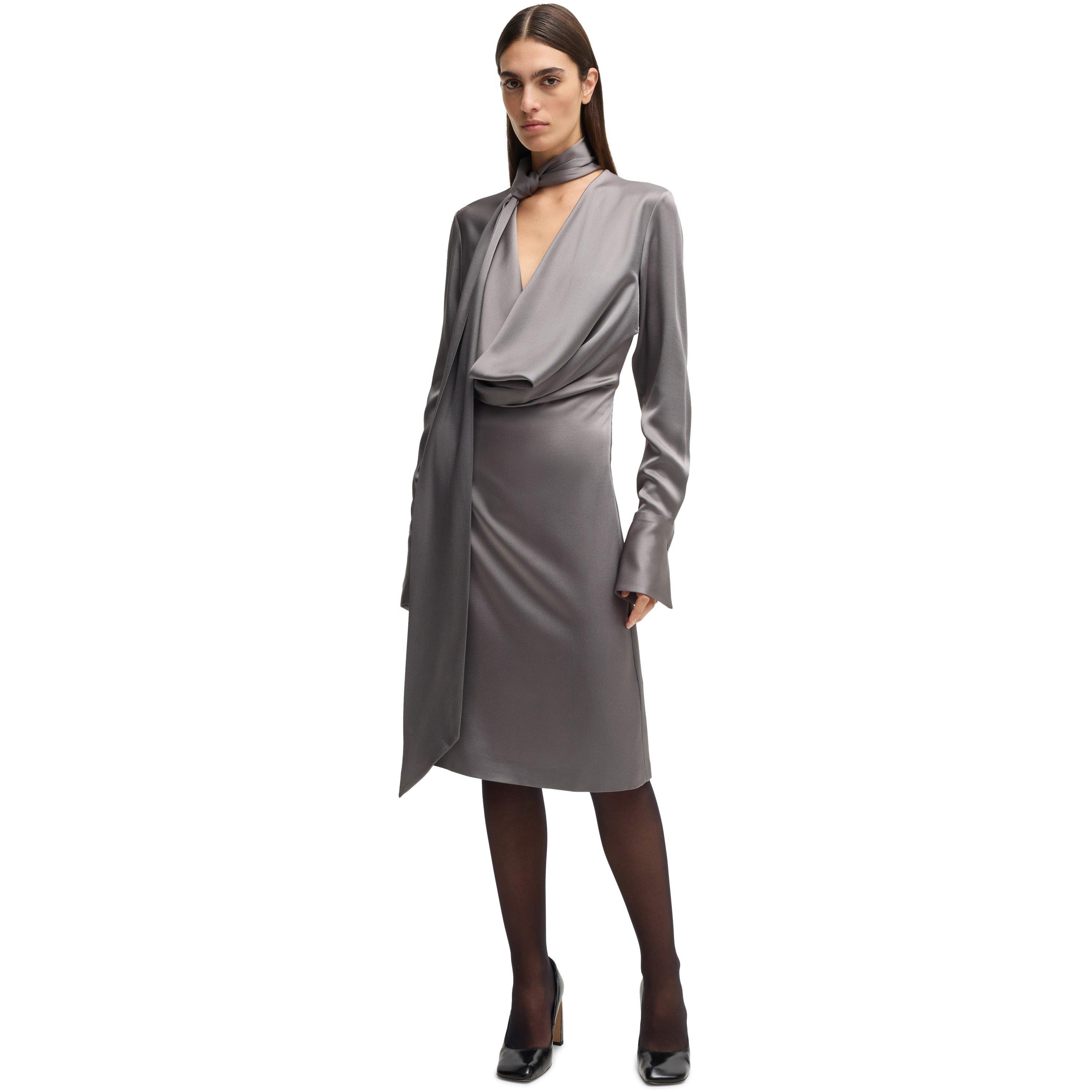 Open Grey - Boss - Women's Bascarva T-Shirt Dress - 2