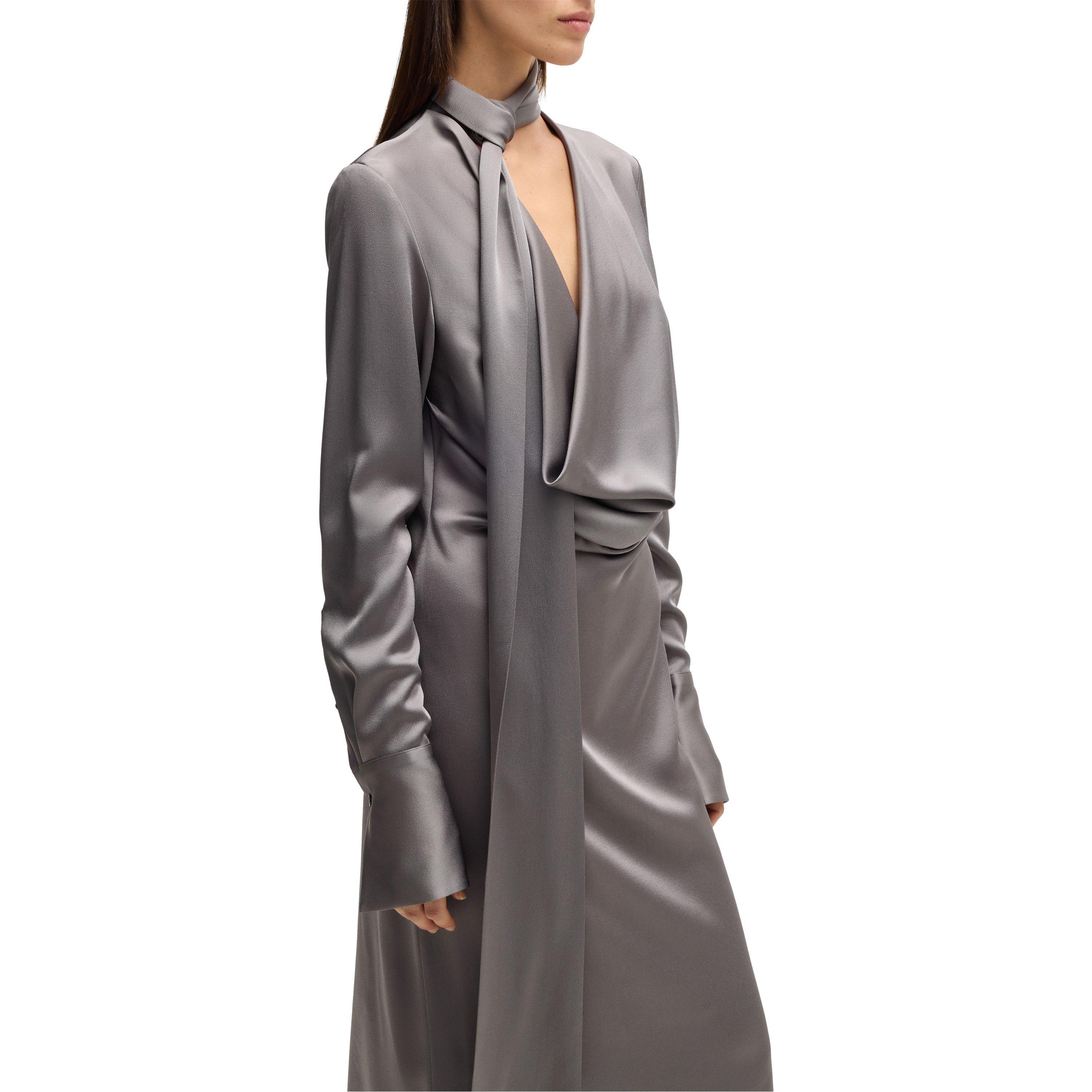 Open Grey - Boss - Women's Bascarva T-Shirt Dress - 4