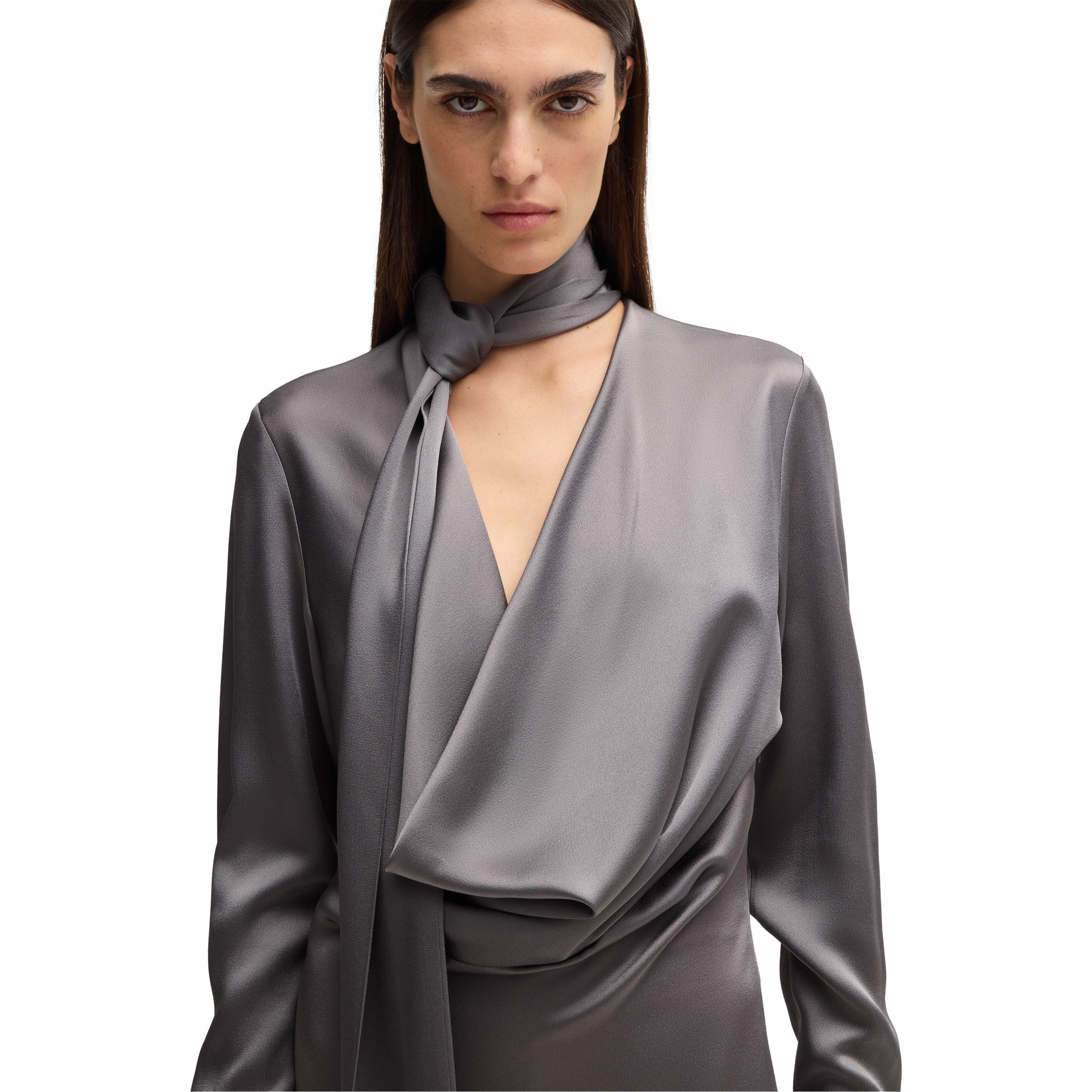 Open Grey - Boss - Women's Bascarva T-Shirt Dress - 5