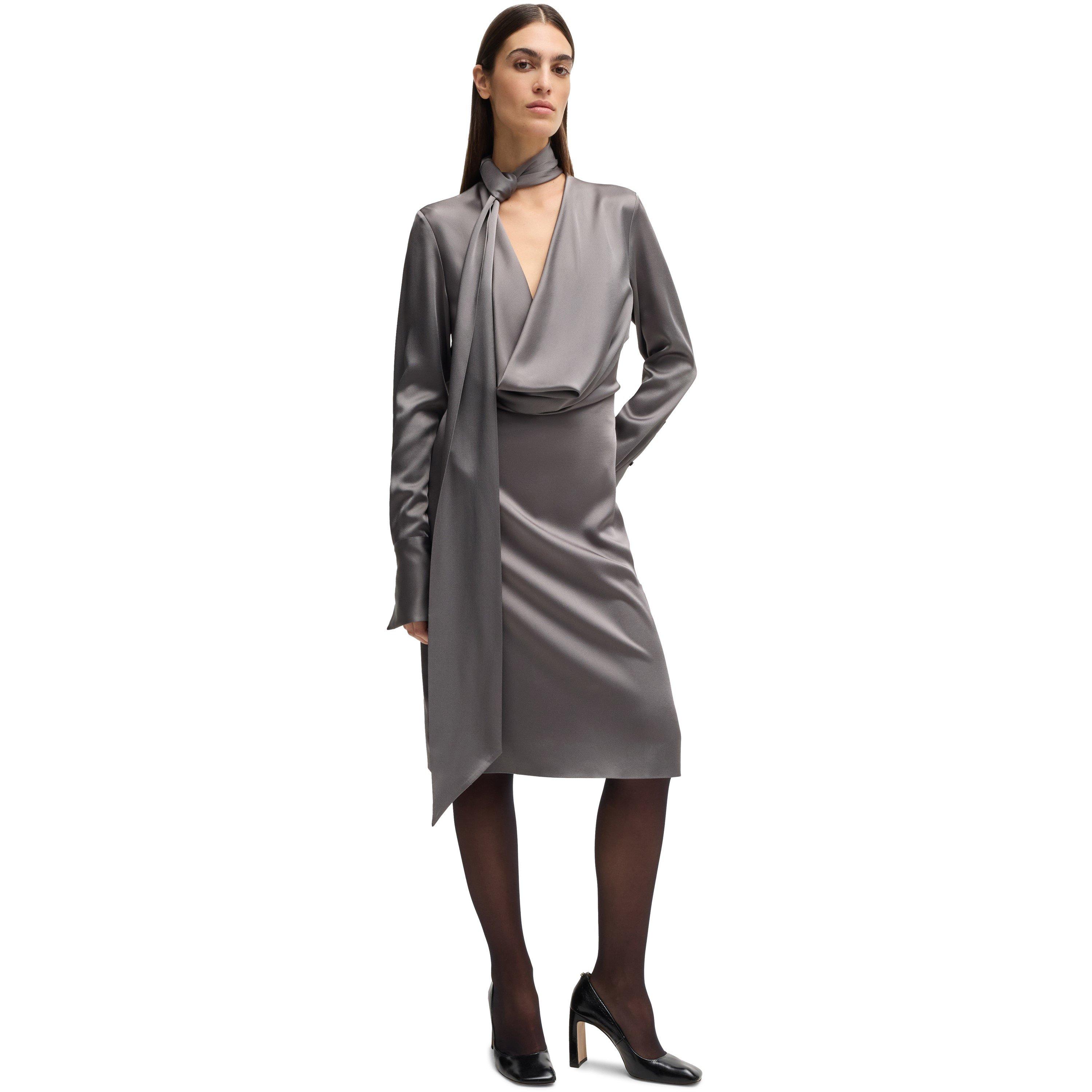 Open Grey - Boss - Women's Bascarva T-Shirt Dress - 6