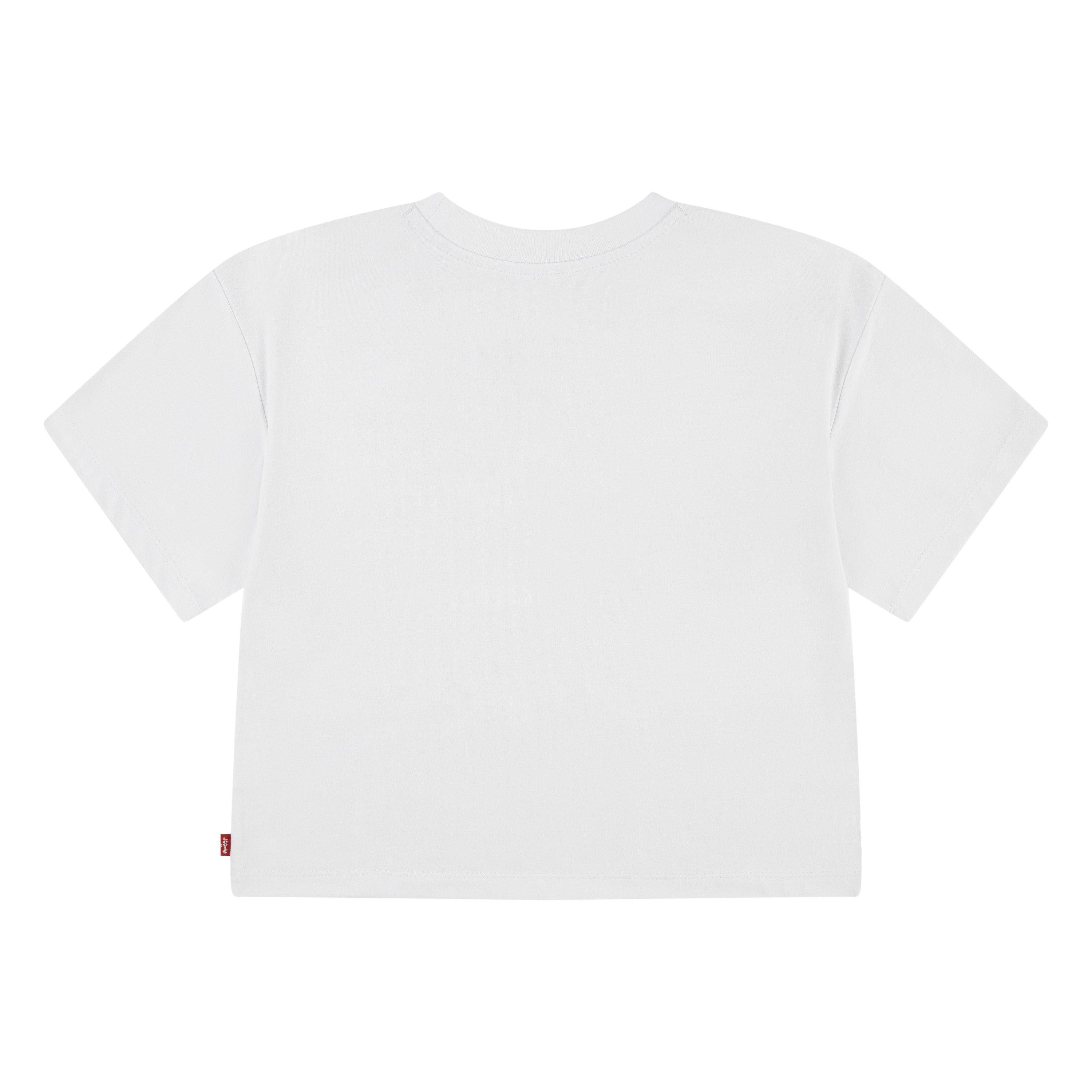 White W1T - Levis - Kids' Floral Logo Crop Top - 2