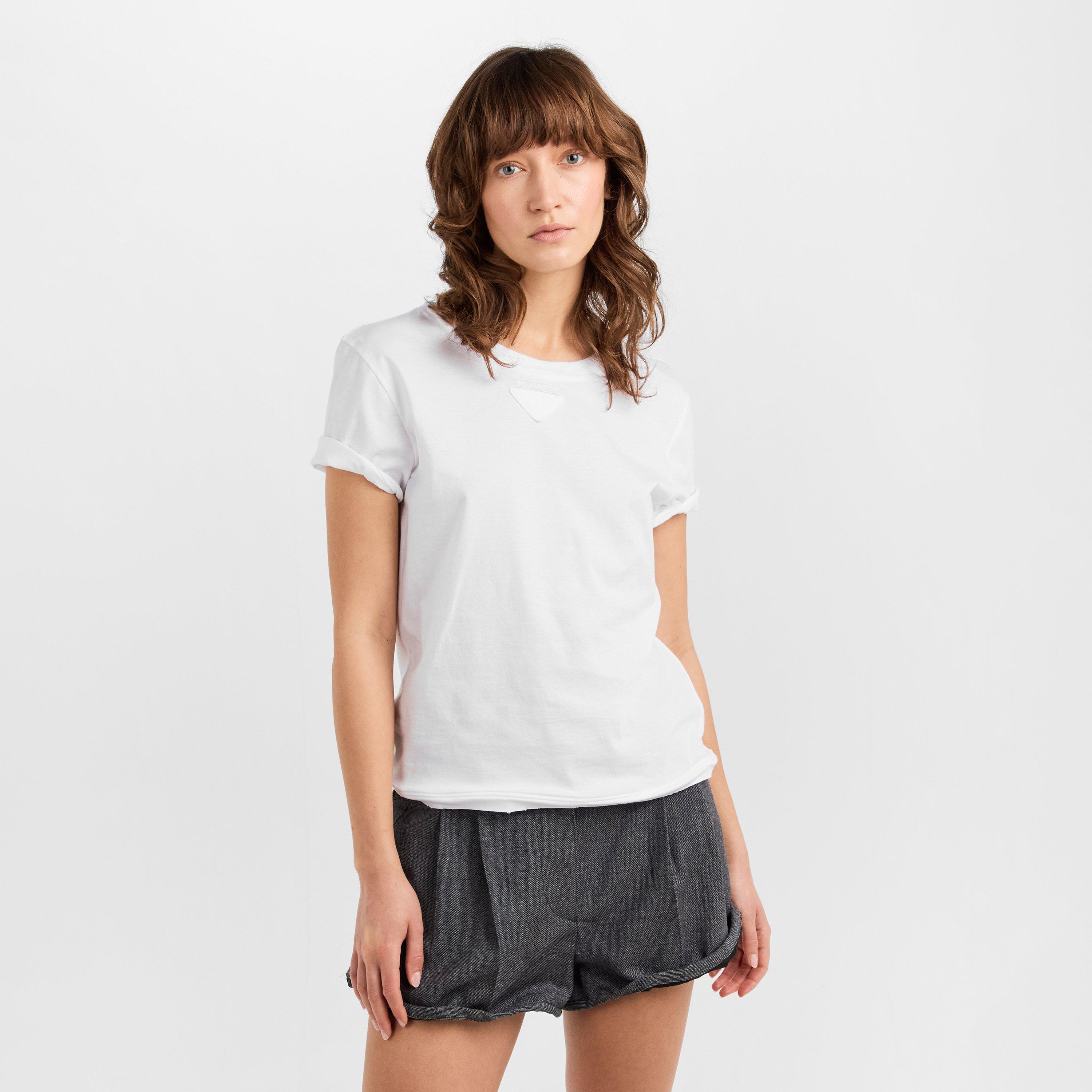 White - Prada - Prada Wire T-Shirt Ld62 - 3