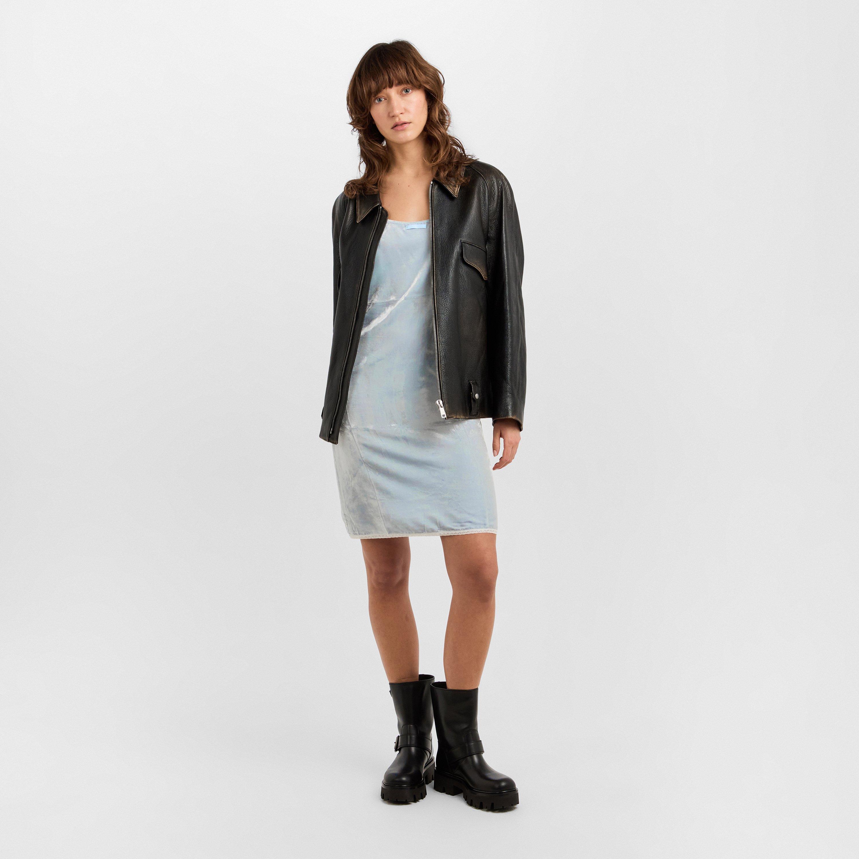 Astro - Prada - Womens Velvet Slip Dress - 5