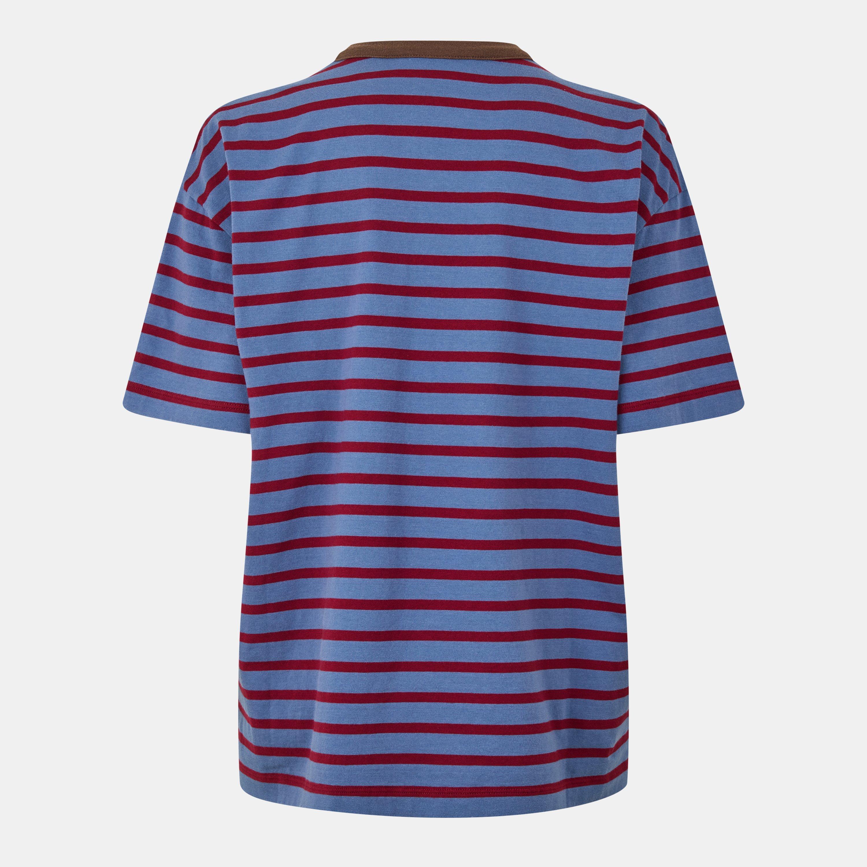 Prada Women's Stripe Oversized T-Shirt | Cruise Fashion