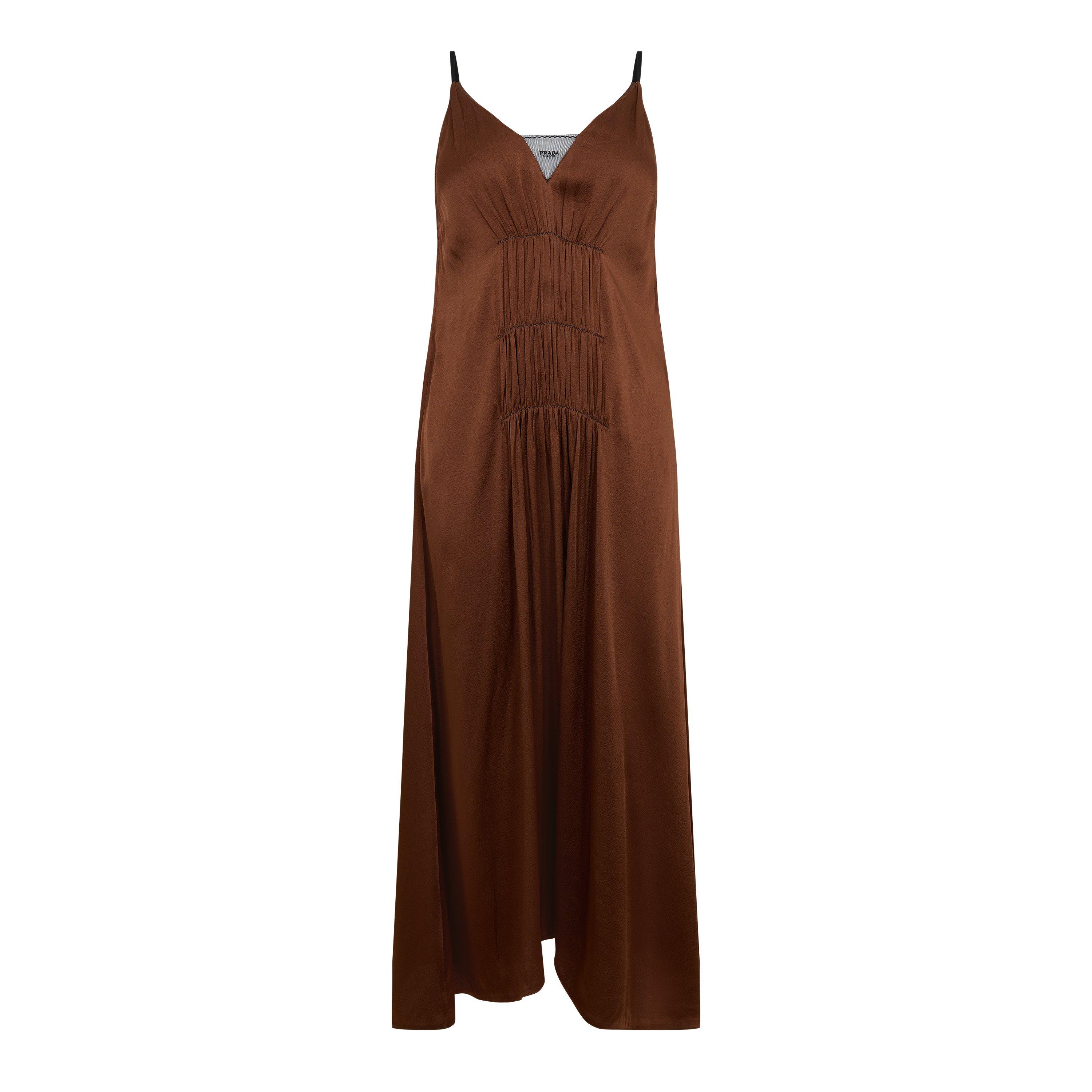Prada Women's Slip Dress - Tabacco - Size 40 (UK 8)