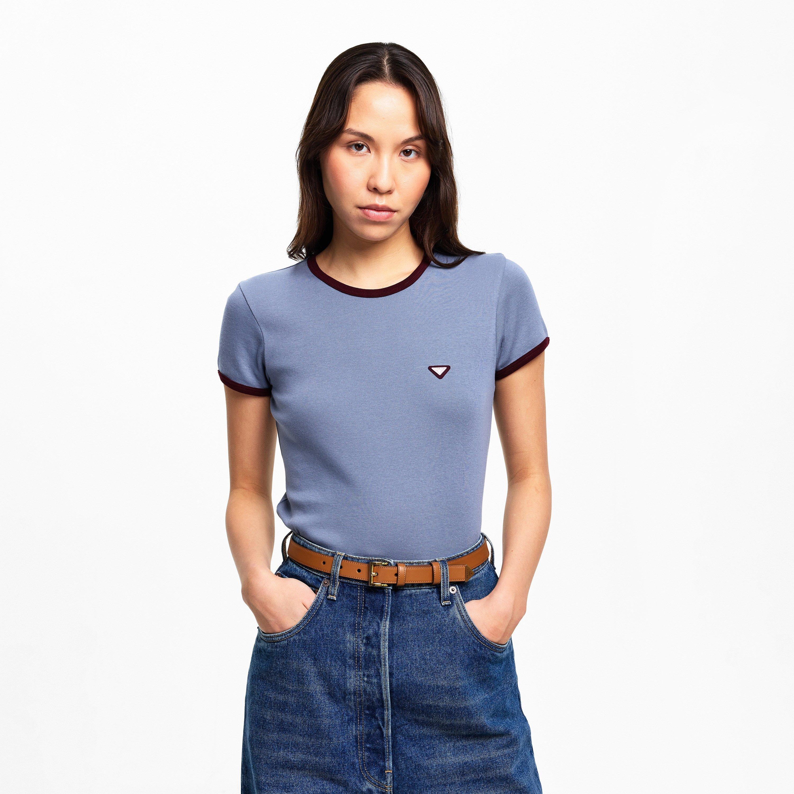 Avio/Bord - Prada - Women's Washed T-Shirt - 3