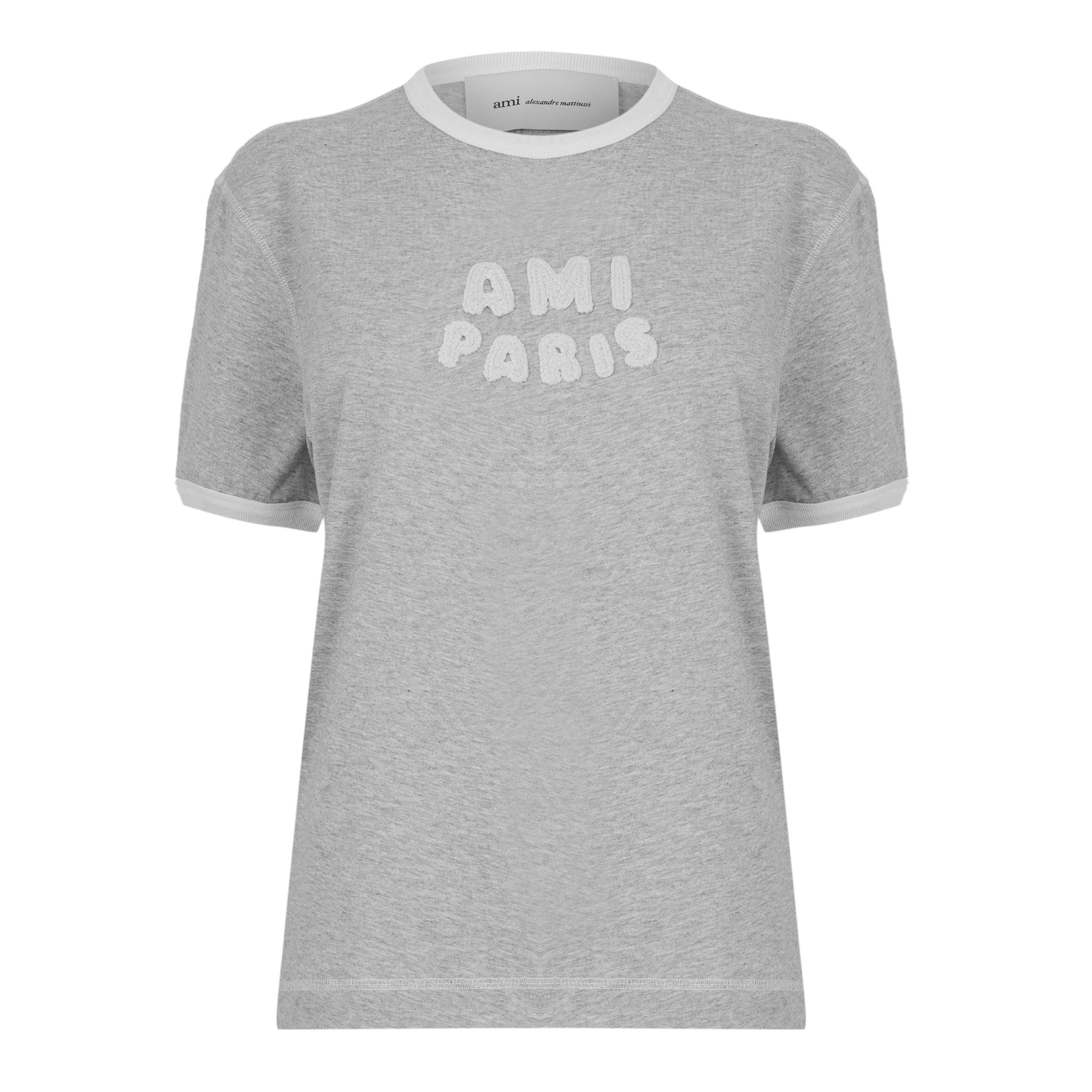 Gris - Ami Paris - Ami Ringr Tee Ld61 - 1