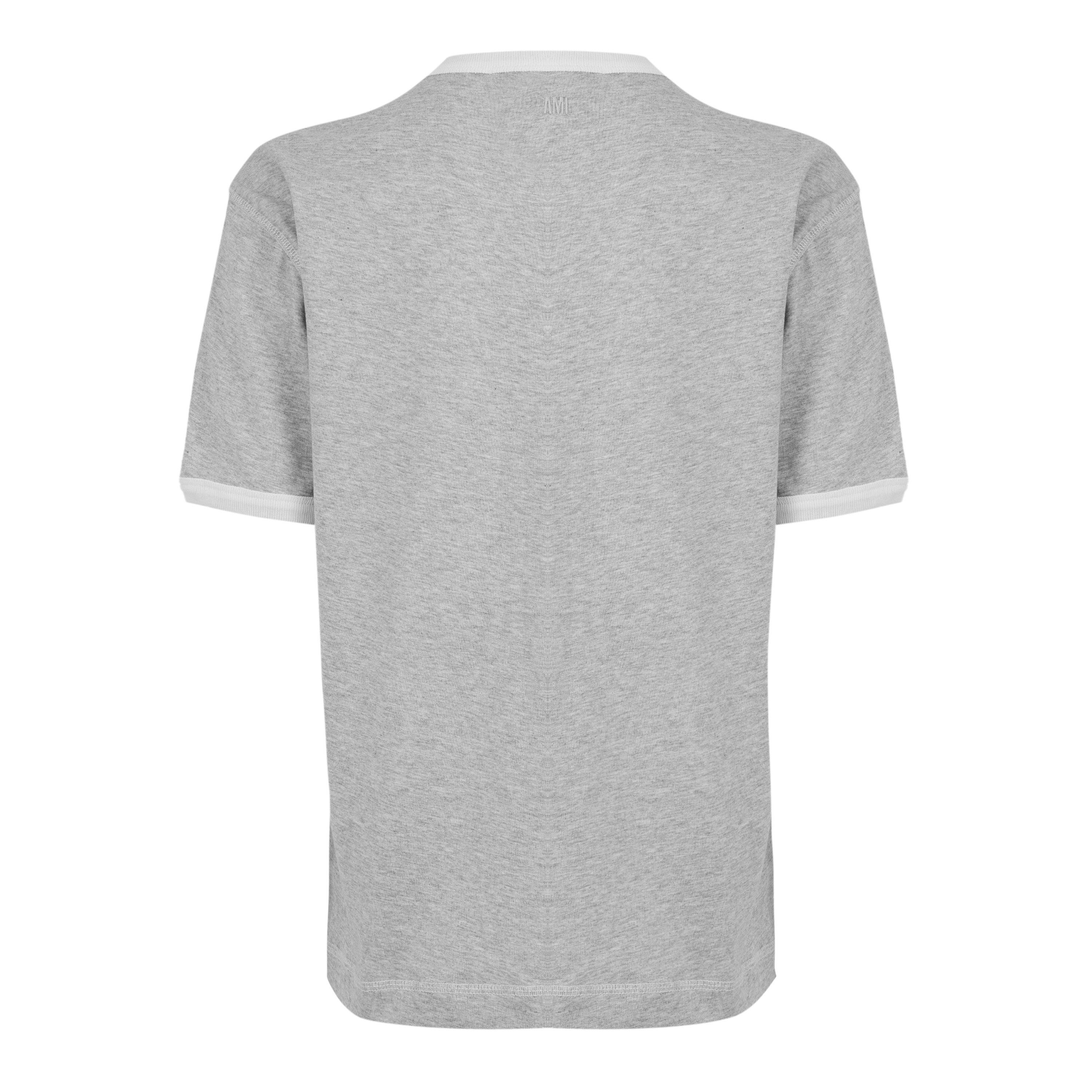 Gris - Ami Paris - Ami Ringr Tee Ld61 - 2