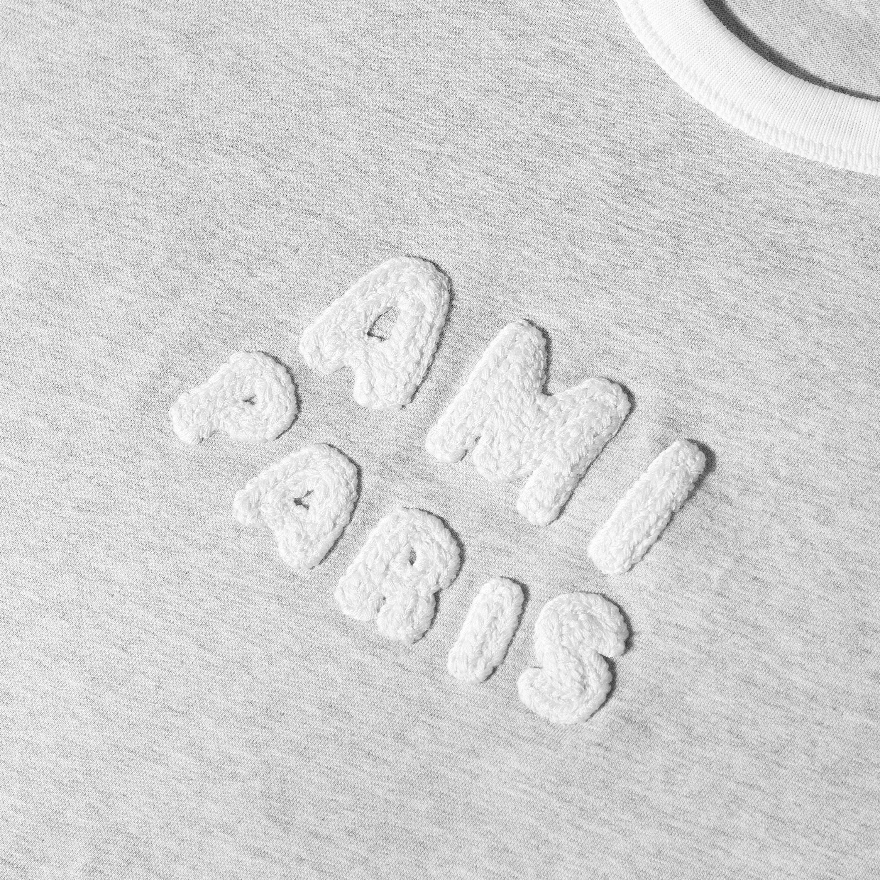 Gris - Ami Paris - Ami Ringr Tee Ld61 - 3